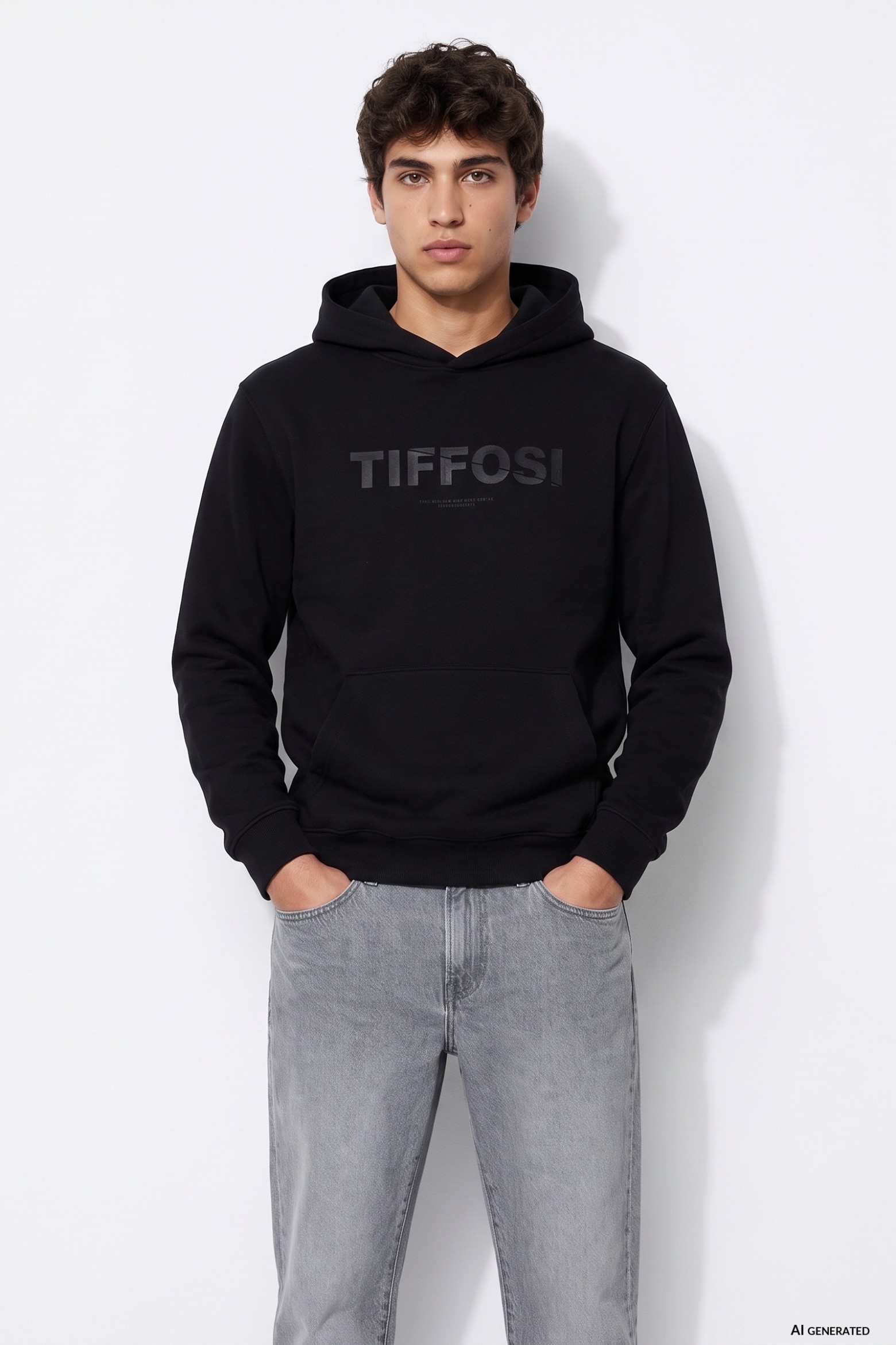 Black Hoodie With Logo
