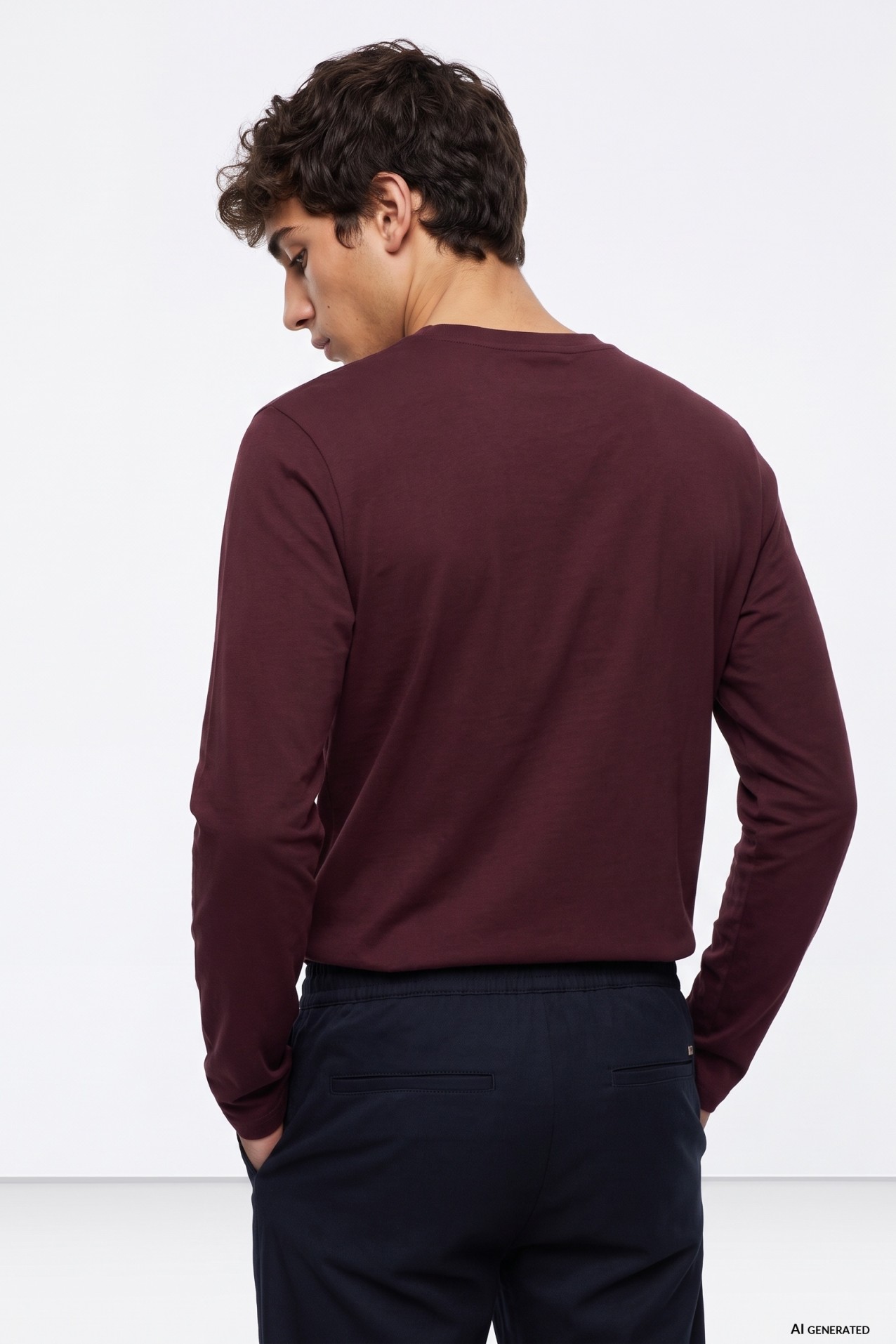 Brown Long Sleeve Tee