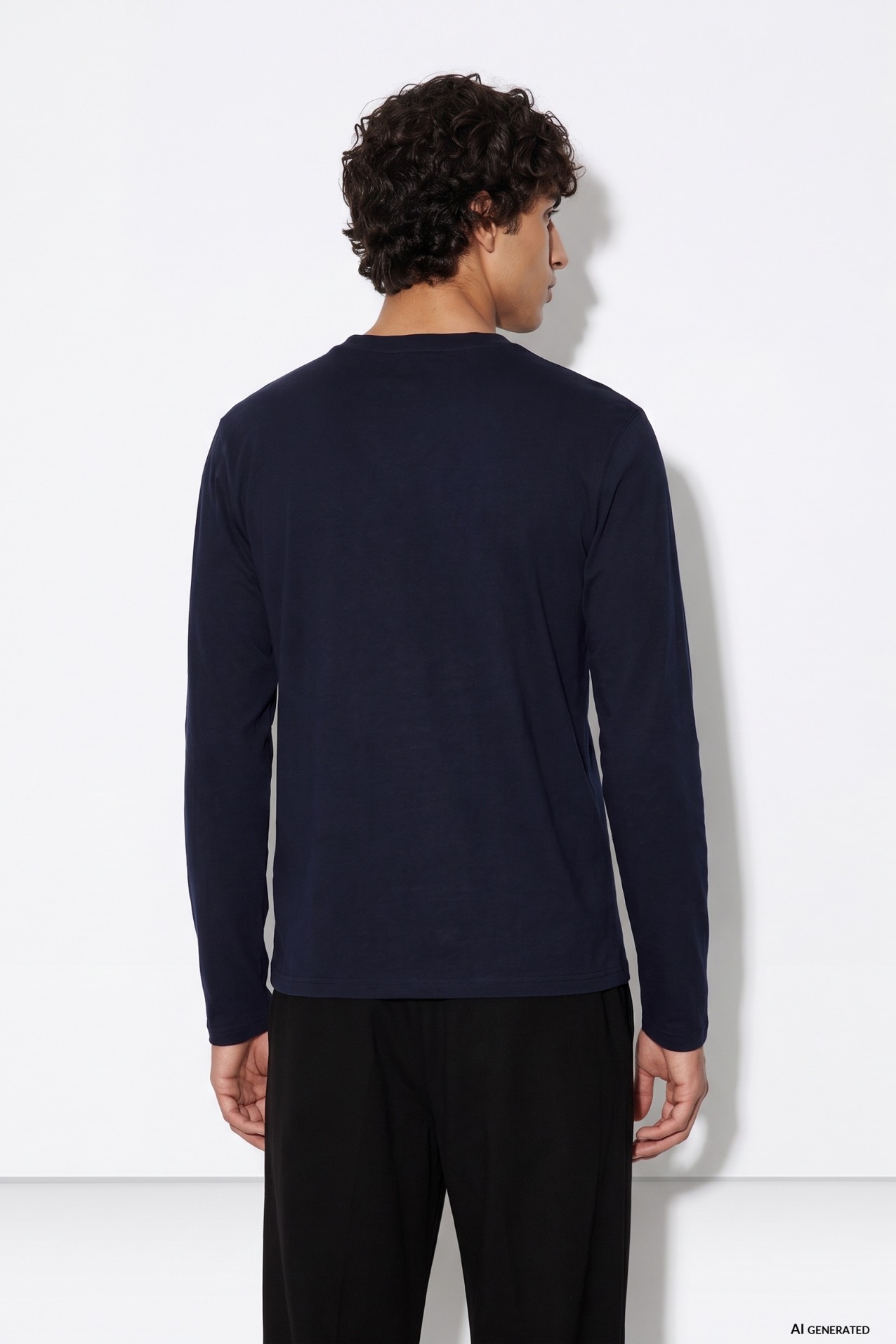 Blue Long Sleeve T-shirt
