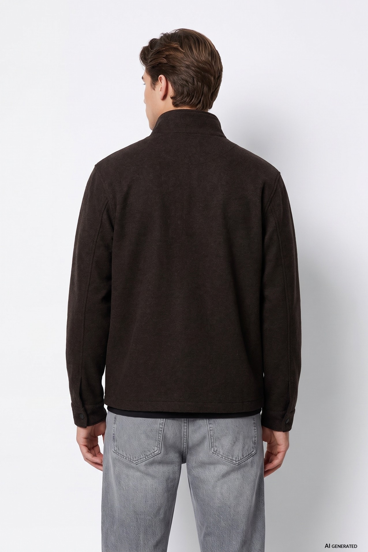 Dark Brown Casual Jacket