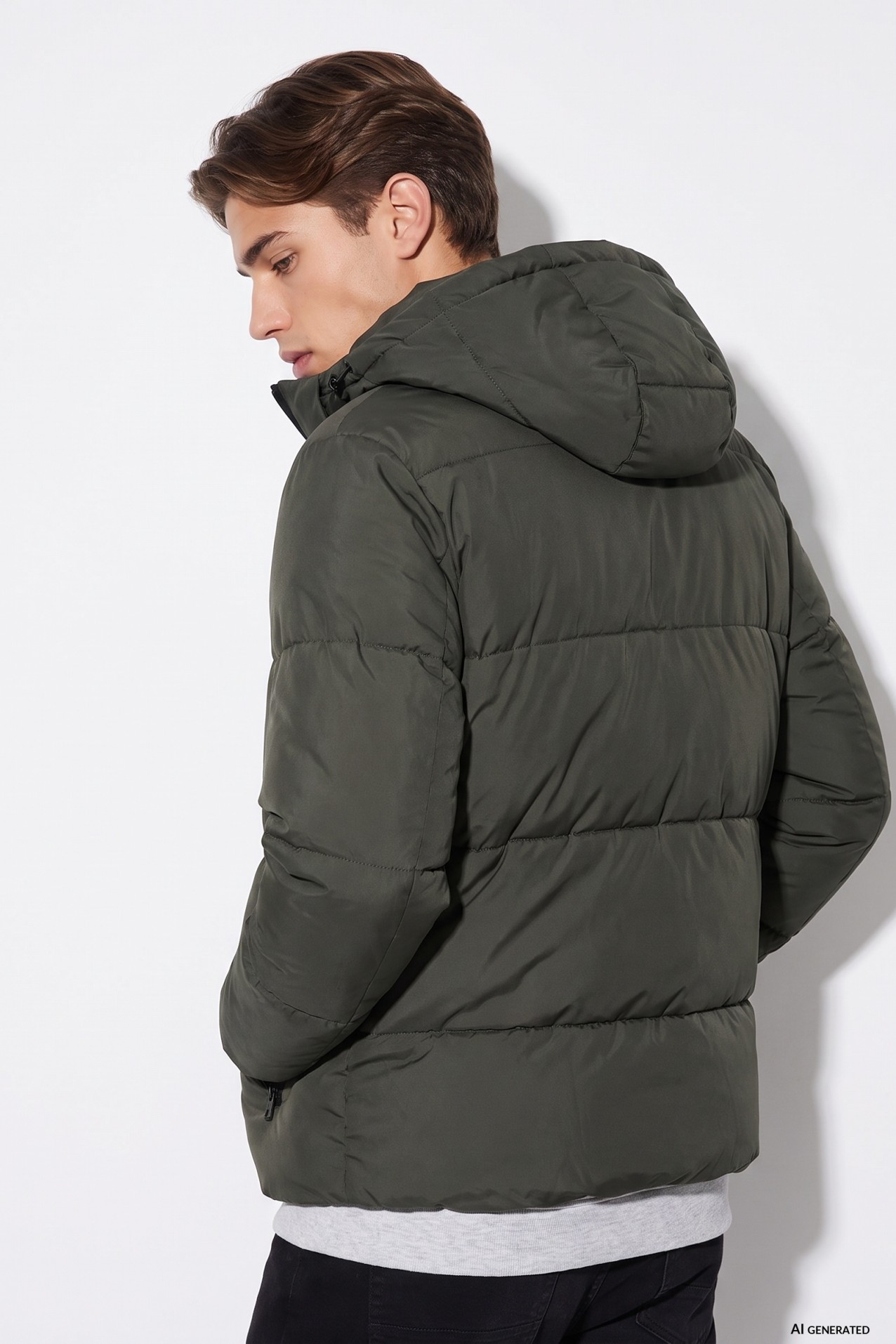 Green Puffer Jacket