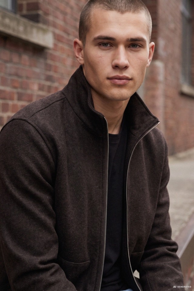 Dark Brown Casual Jacket Dark Brown Casual Jacket