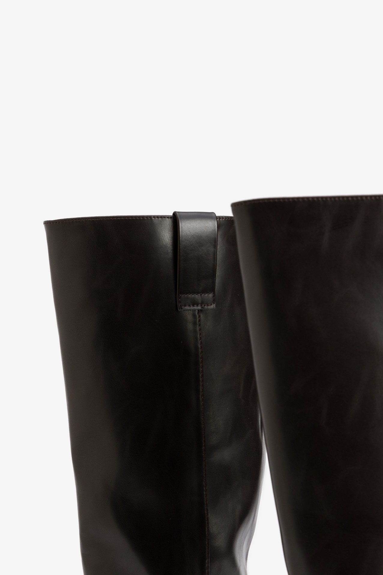 Dark Brown Knee-High Boots