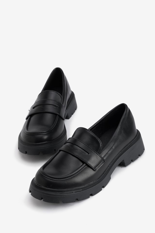Mocassins Pretos Chunky Mocassins Pretos Chunky
