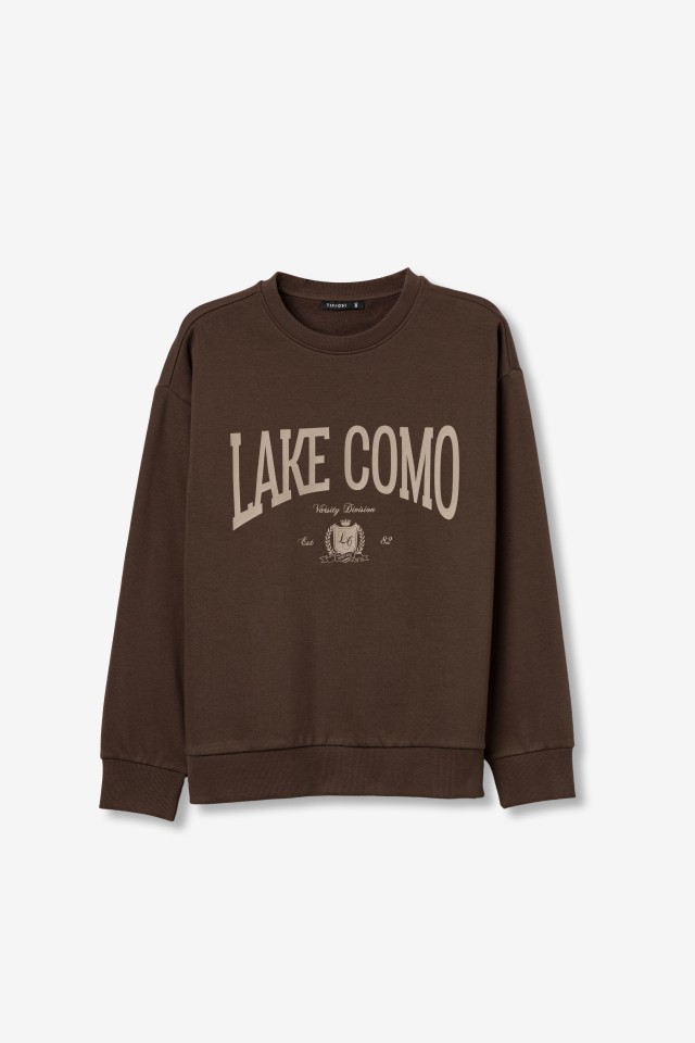 Brown Graphic Sweatshirt Brown Graphic Sweatshirt