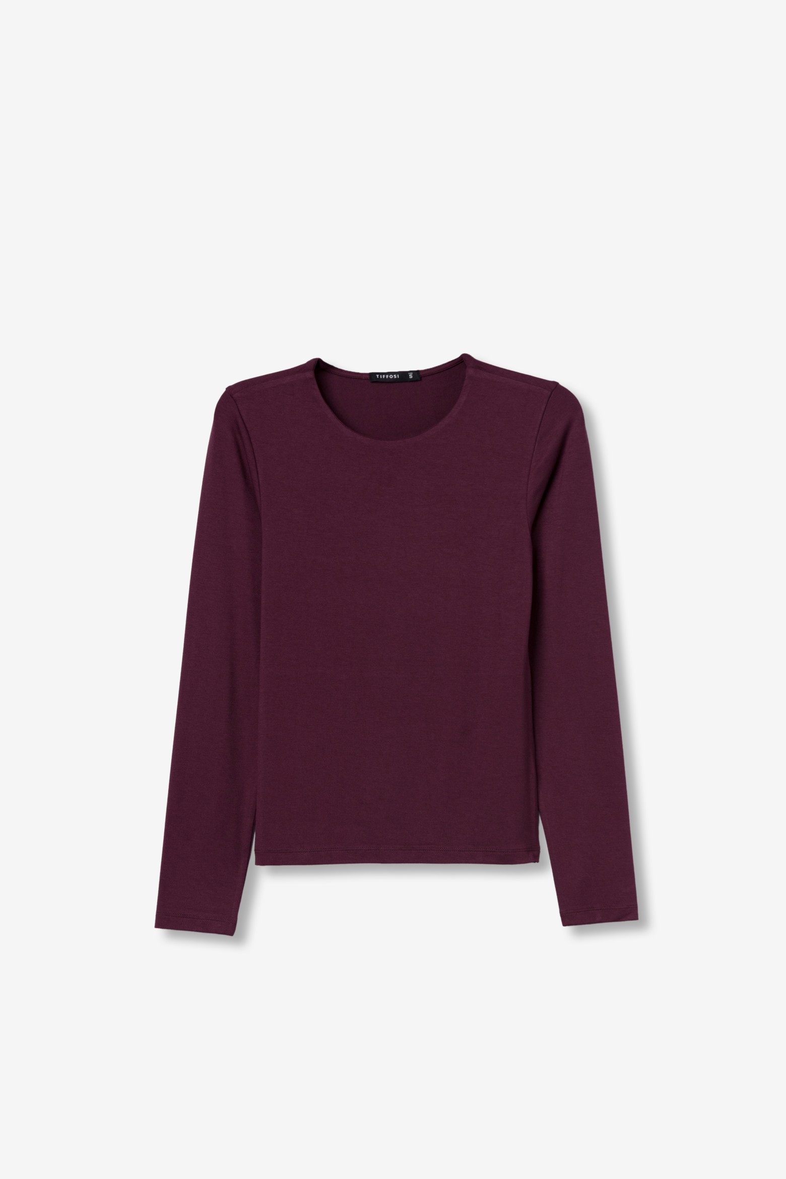 Burgundy Long-Sleeve T-Shirt