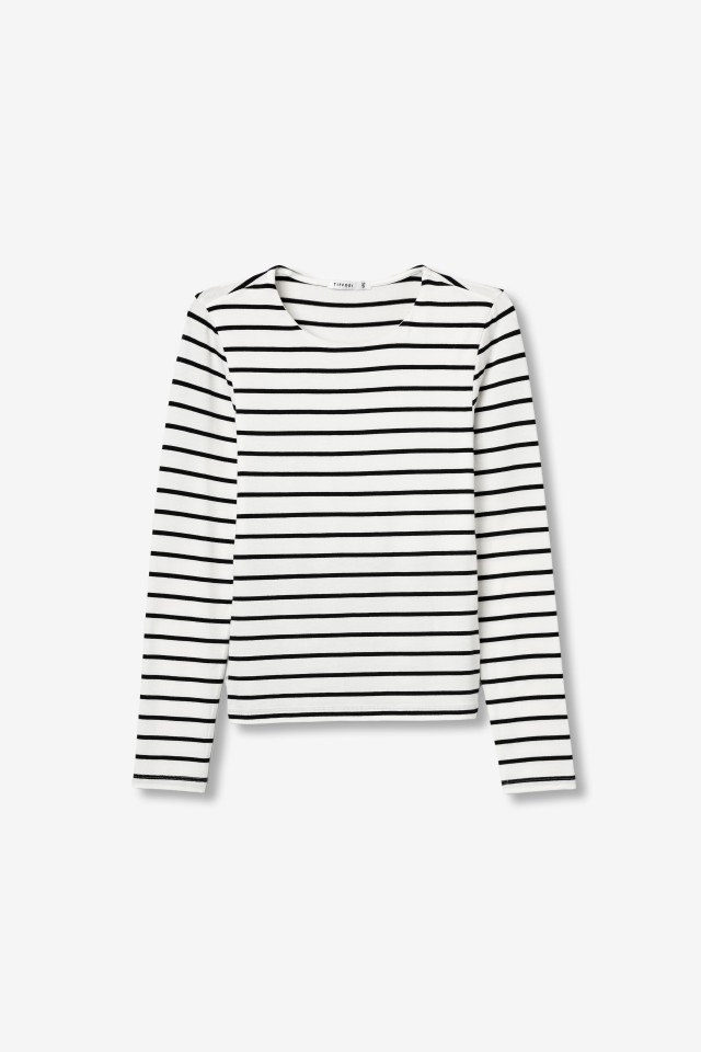 Striped Long-Sleeve T-Shirt Striped Long-Sleeve T-Shirt