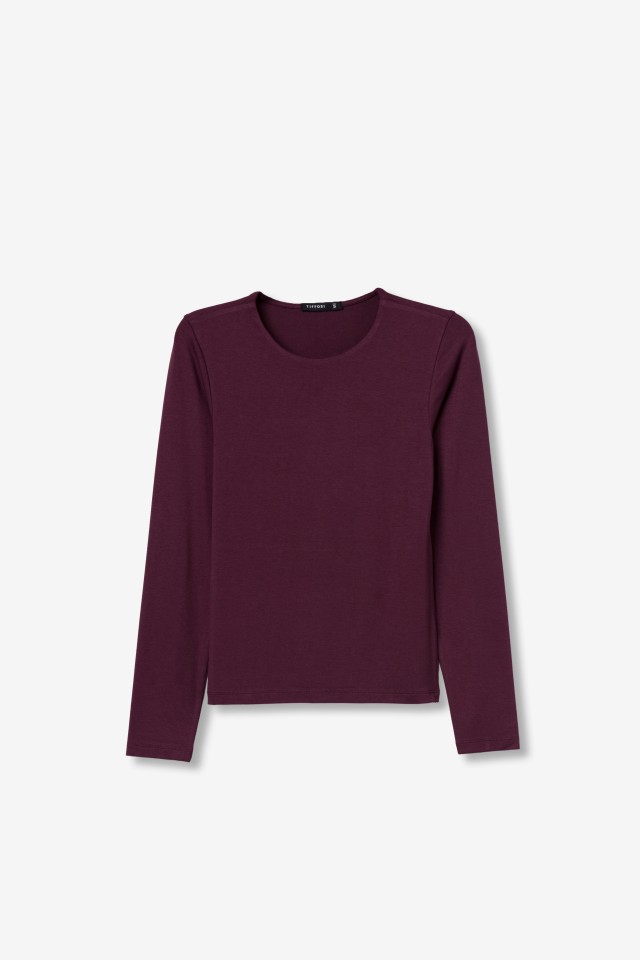 Burgundy Long-Sleeve T-Shirt Burgundy Long-Sleeve T-Shirt