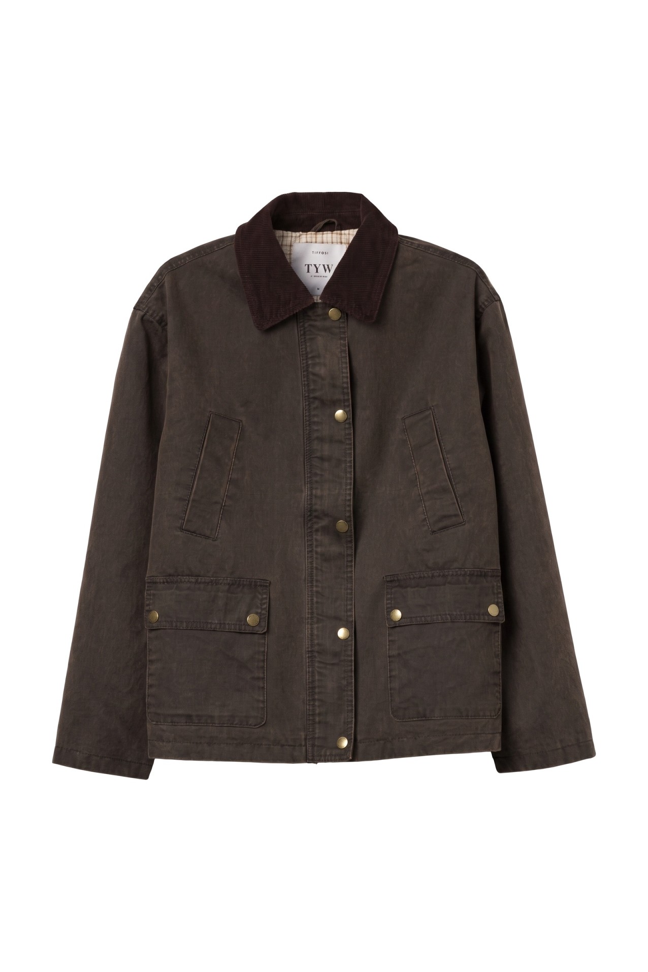 Boxy Brown Cropped Jacket