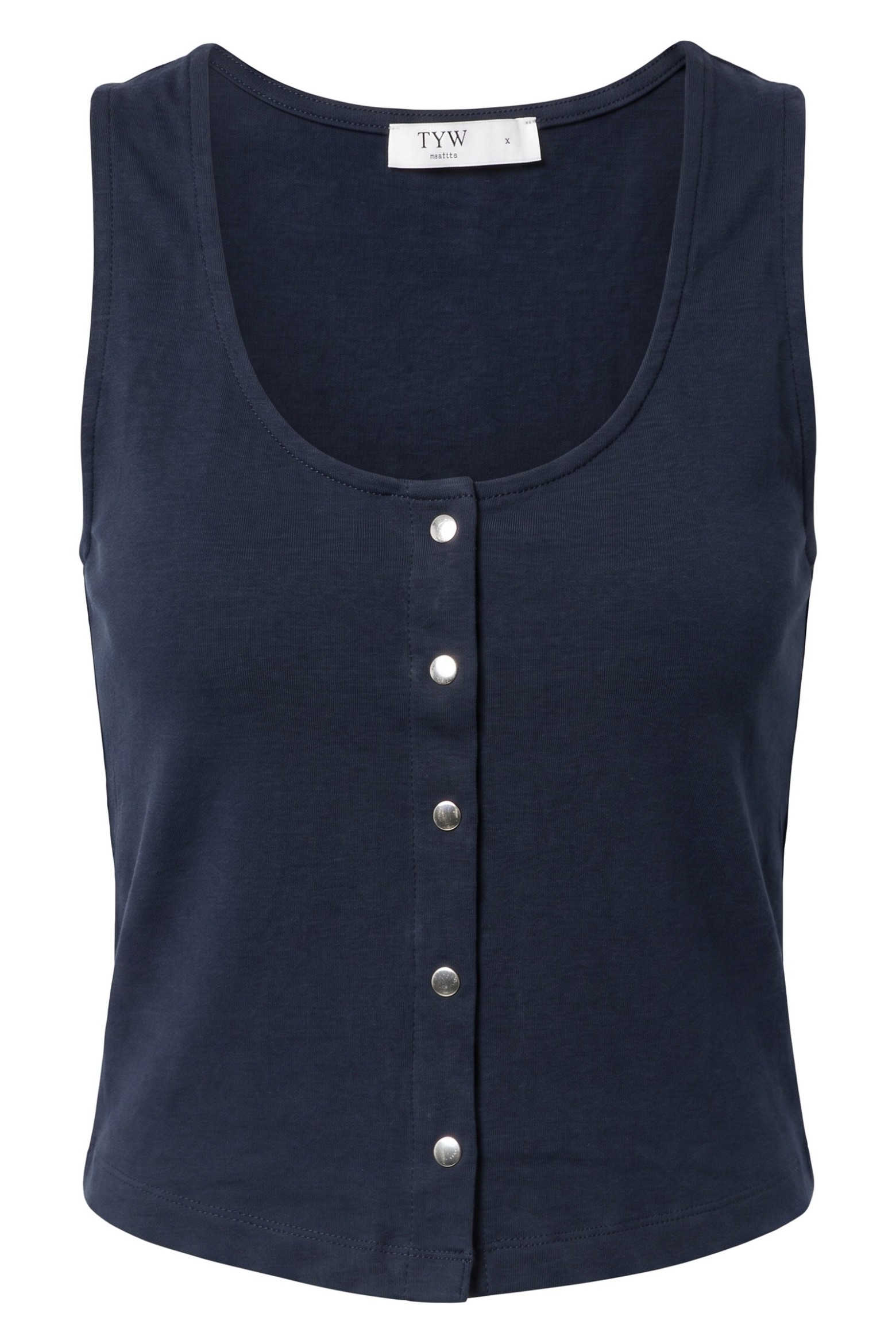 Dark Blue Cropped Top
