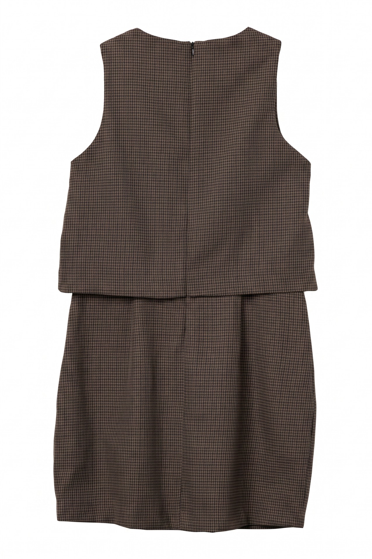 Beige Minimalist Sleeveless Jumpsuit