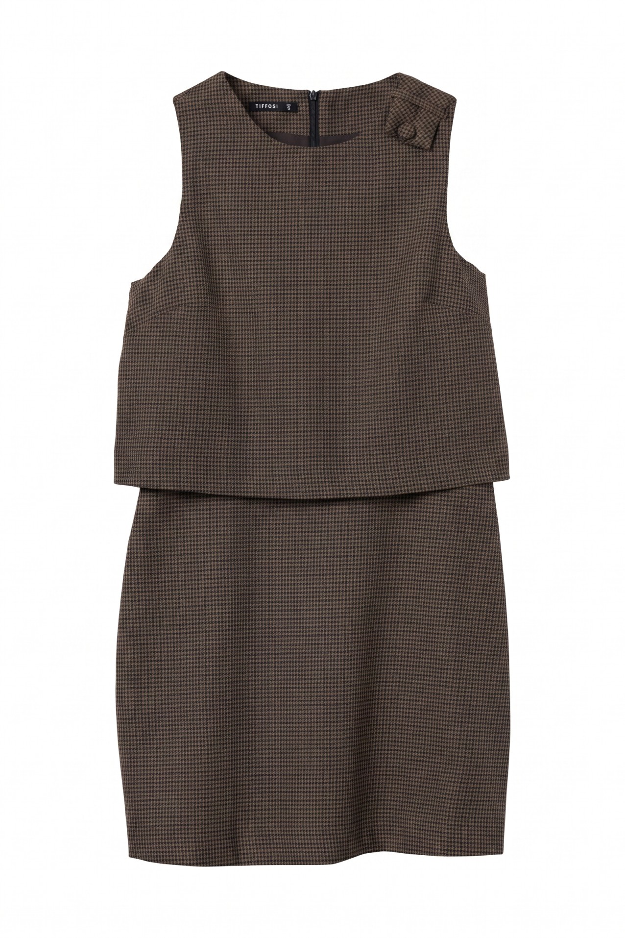 Beige Minimalist Sleeveless Jumpsuit