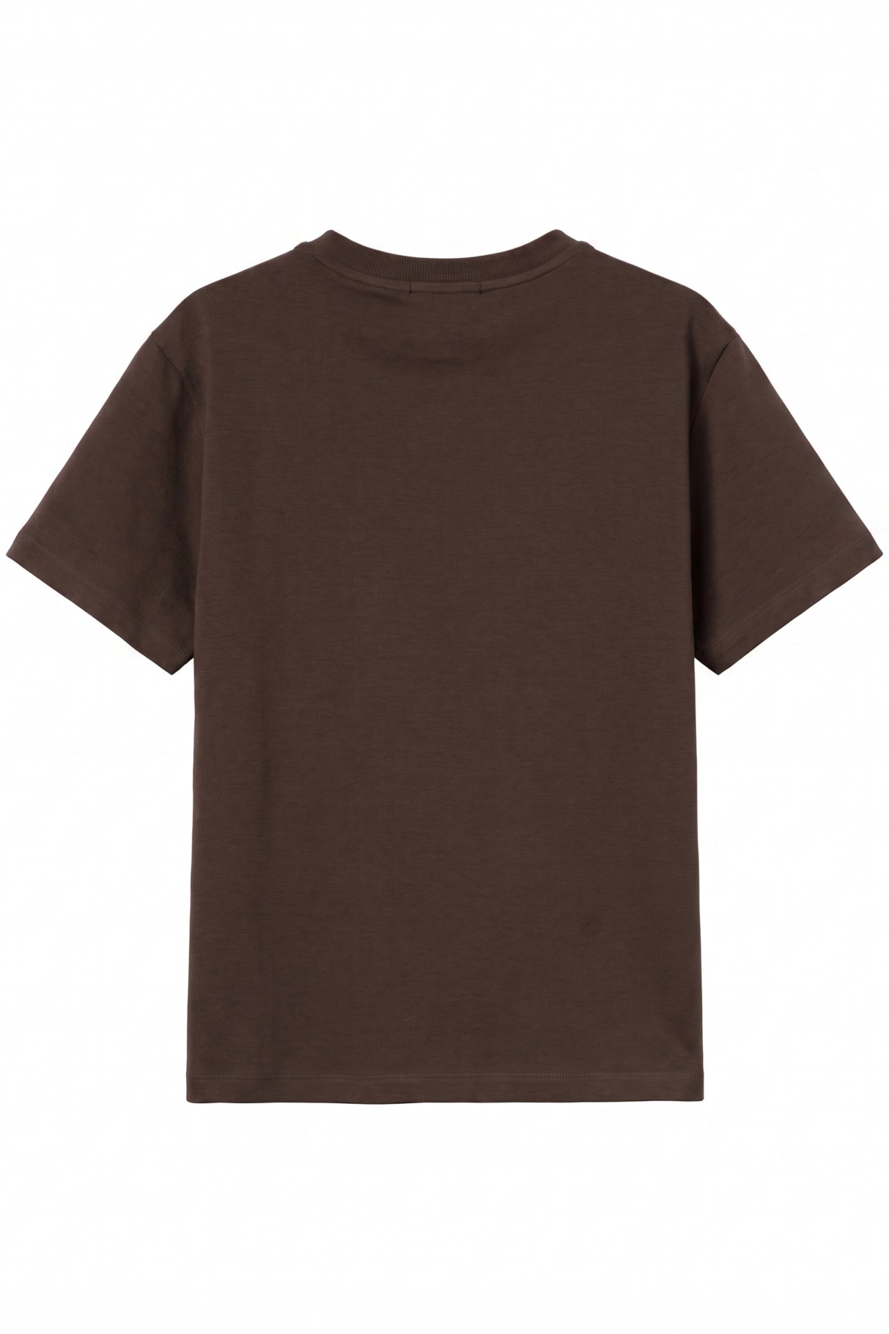 Camiseta marr�n manga corta