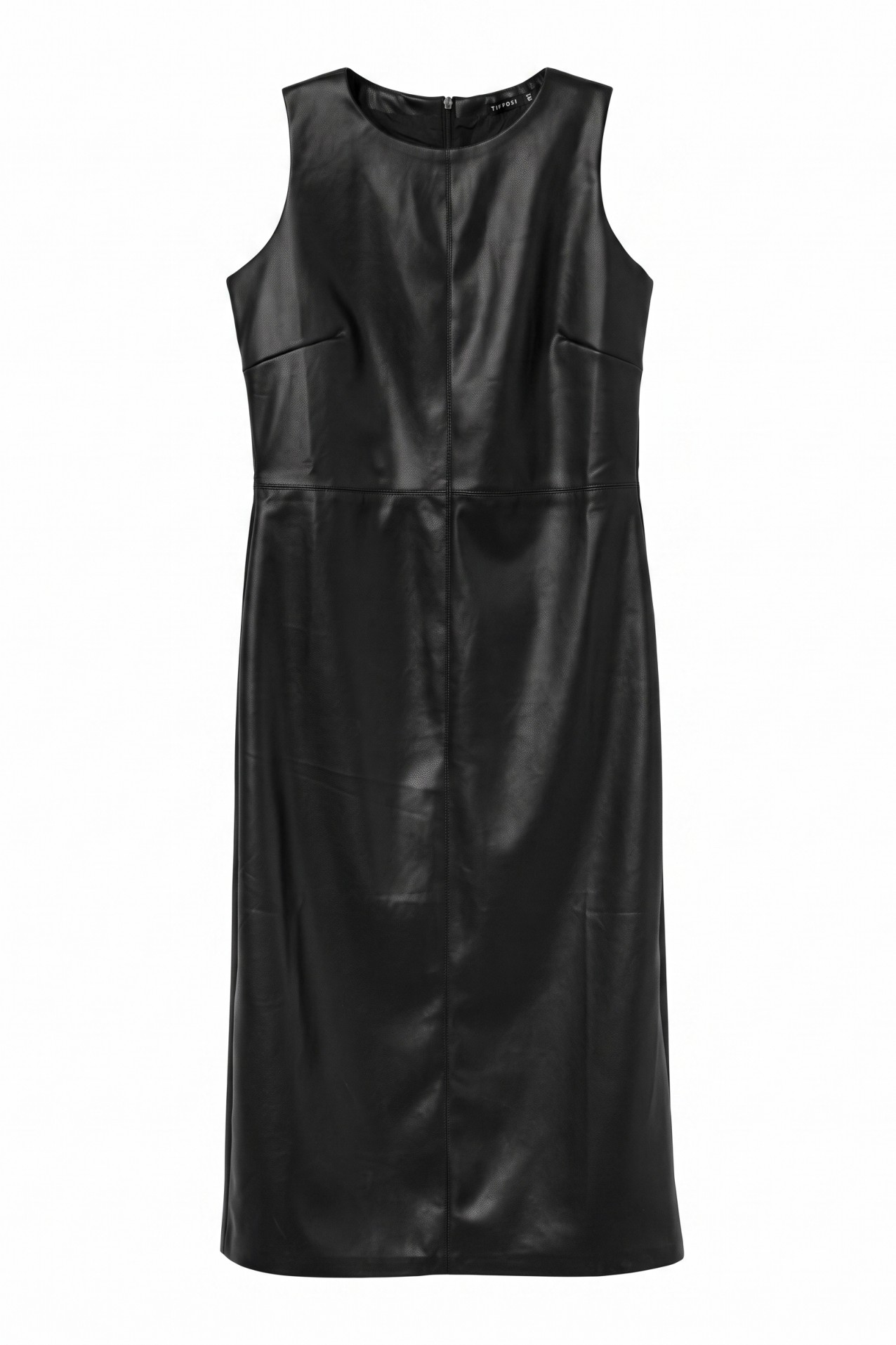 Vestido preto sem mangas