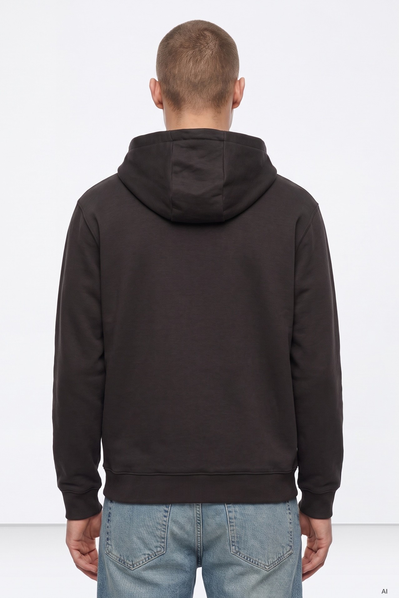 Dark Brown Hoodie