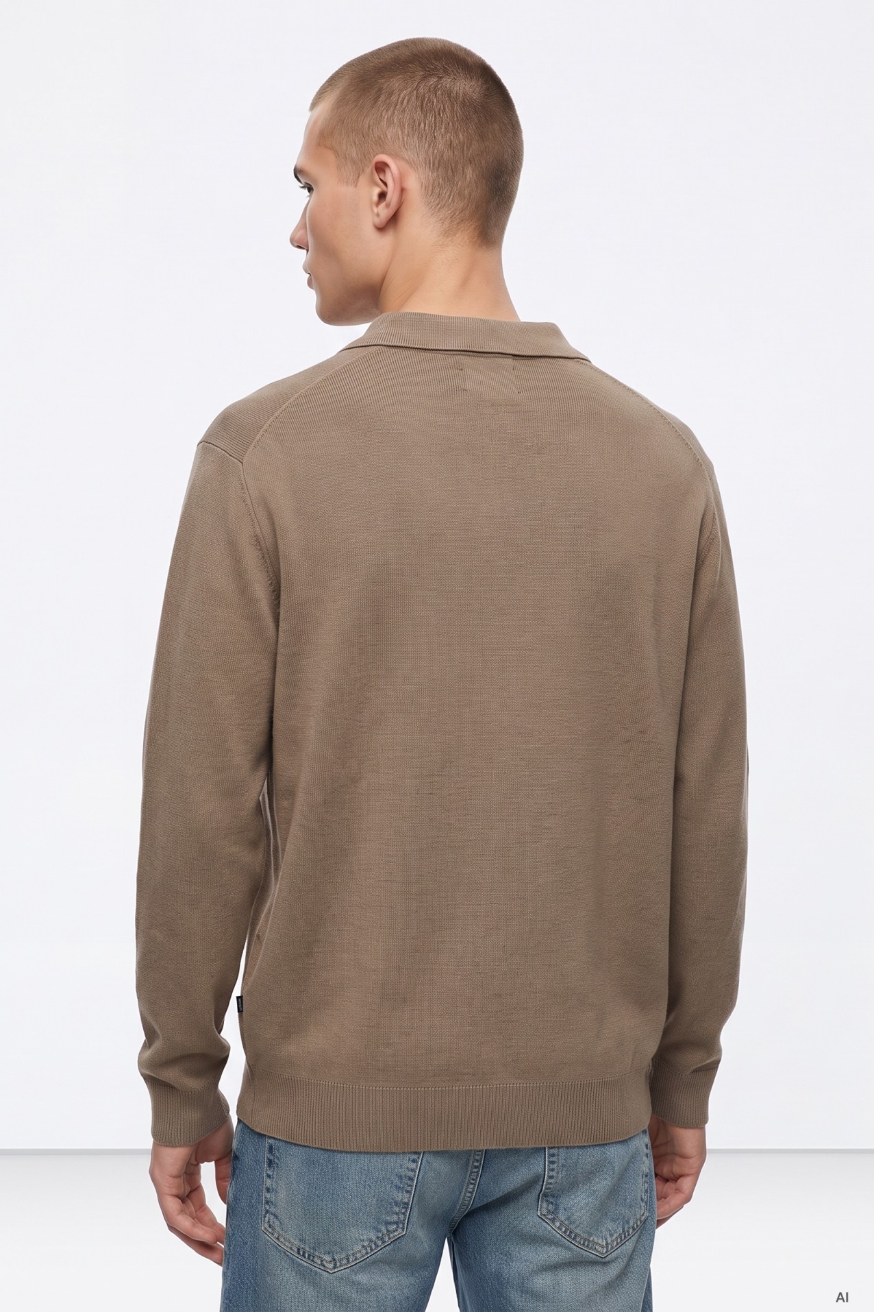 Jersey masculino beige