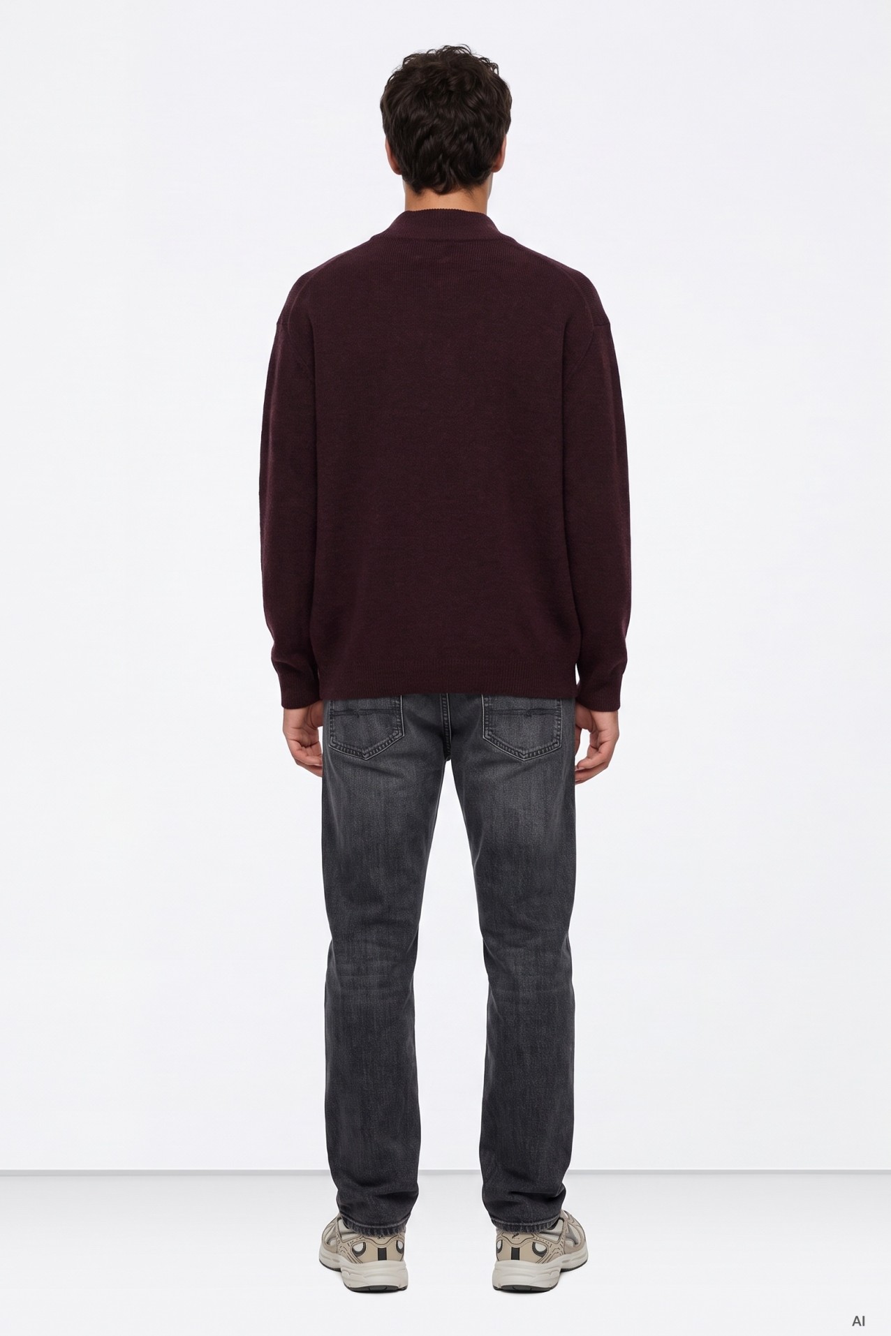 Jersey marr�n oscuro