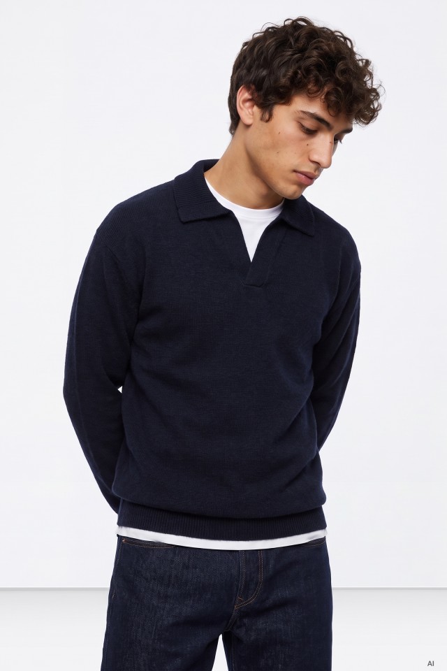 Jersey azul marino