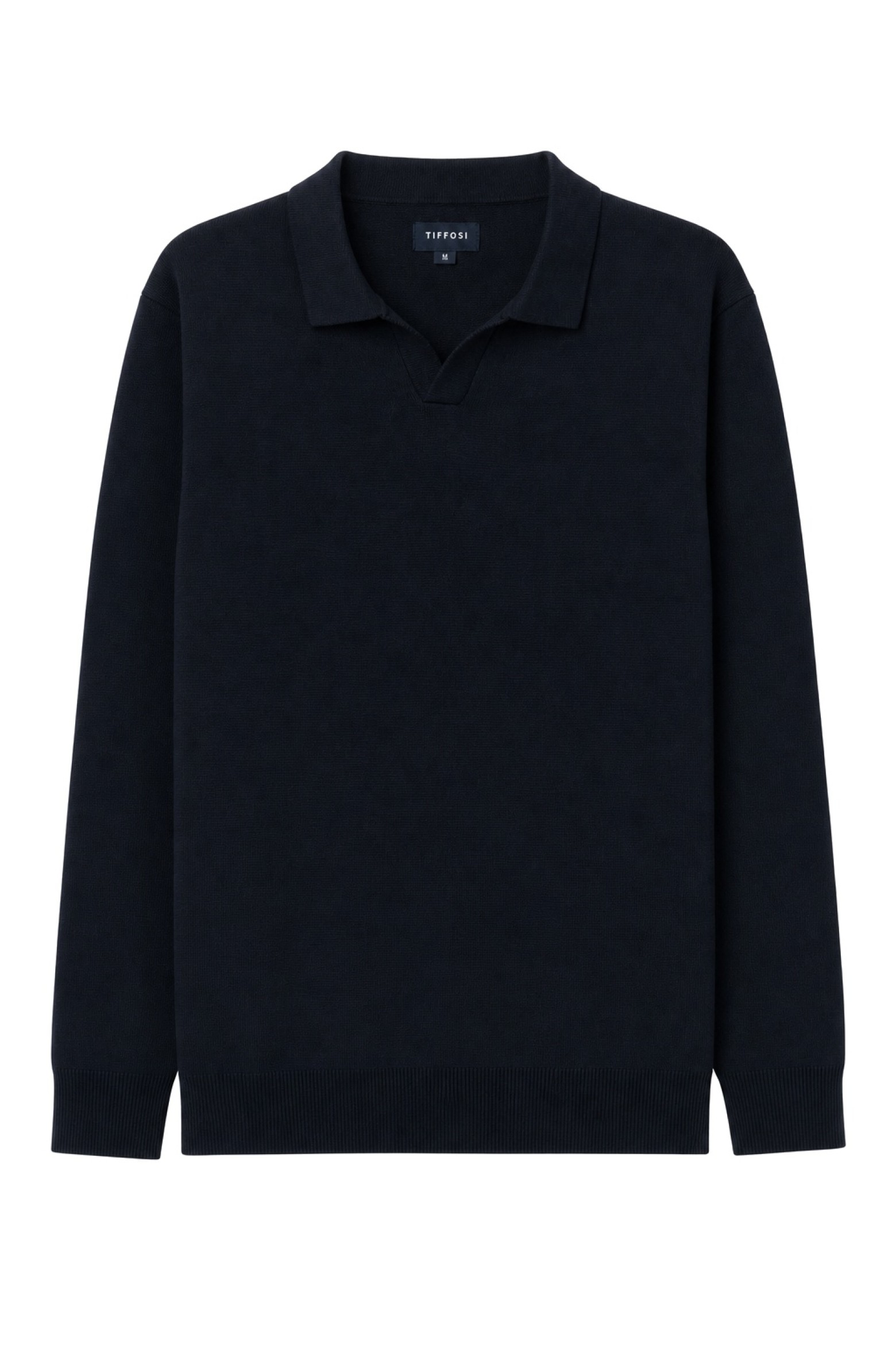 Camisola Azul-Marinho com Gola