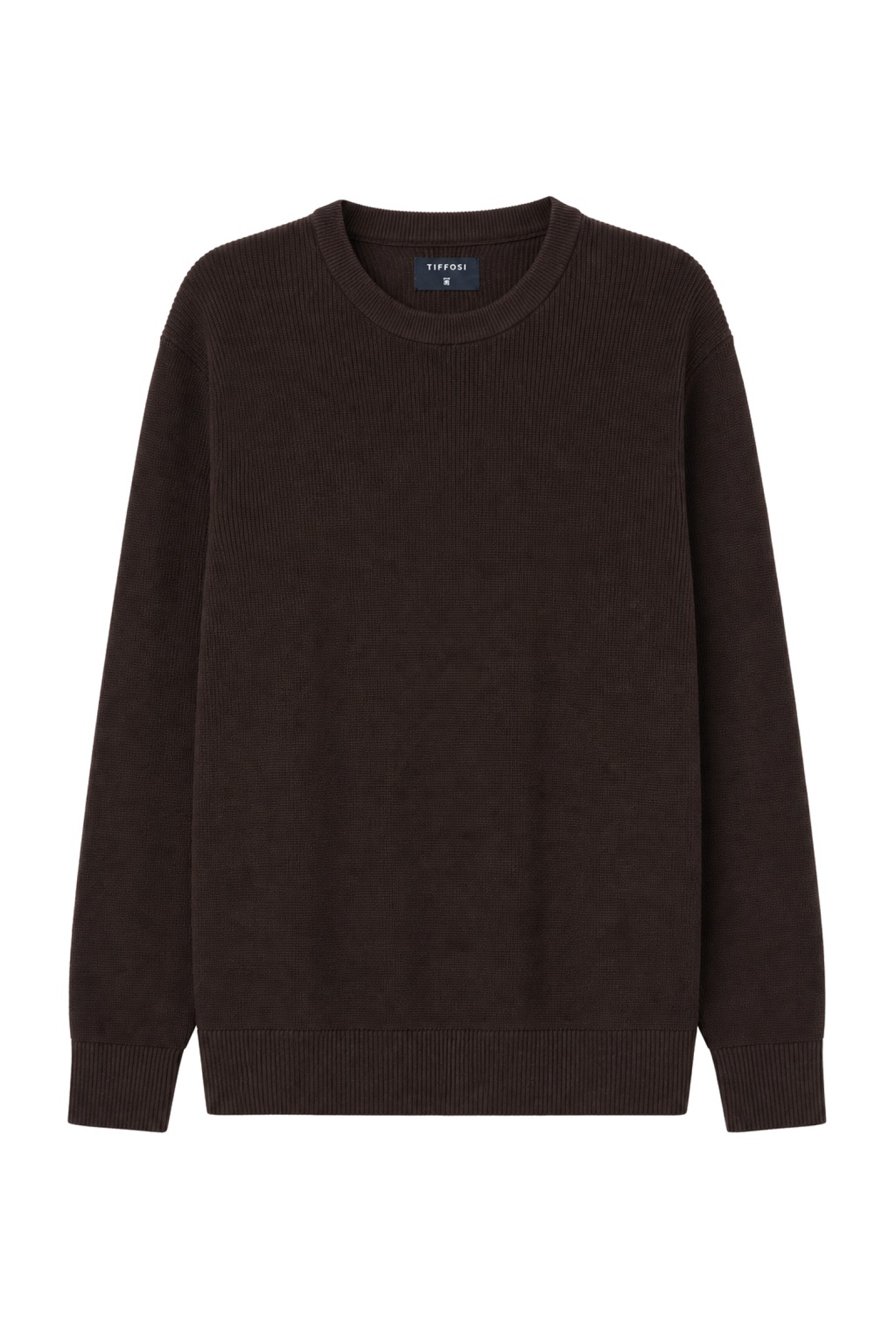 Jersey marr�n de punto