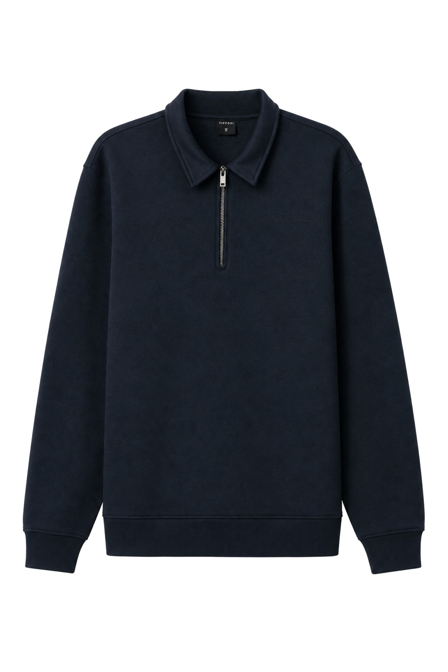 Navy Long-Sleeve Polo