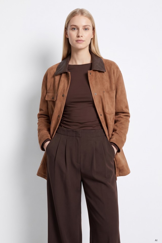Beige Oversize Jacket
