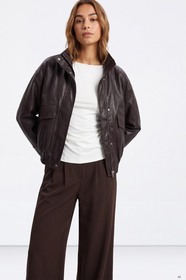 Chocolate Oversized Jacket