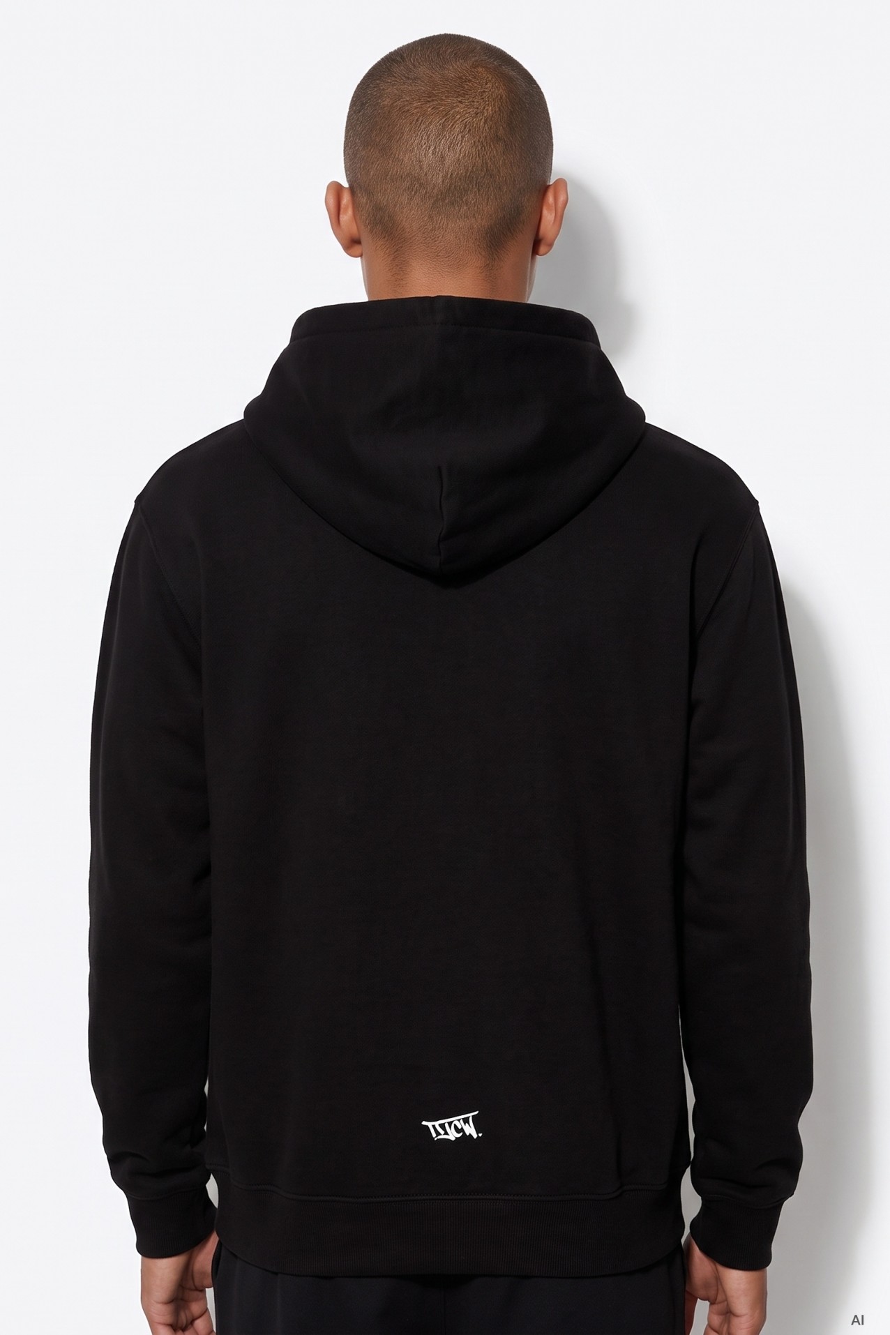 Black Basic Hoodie
