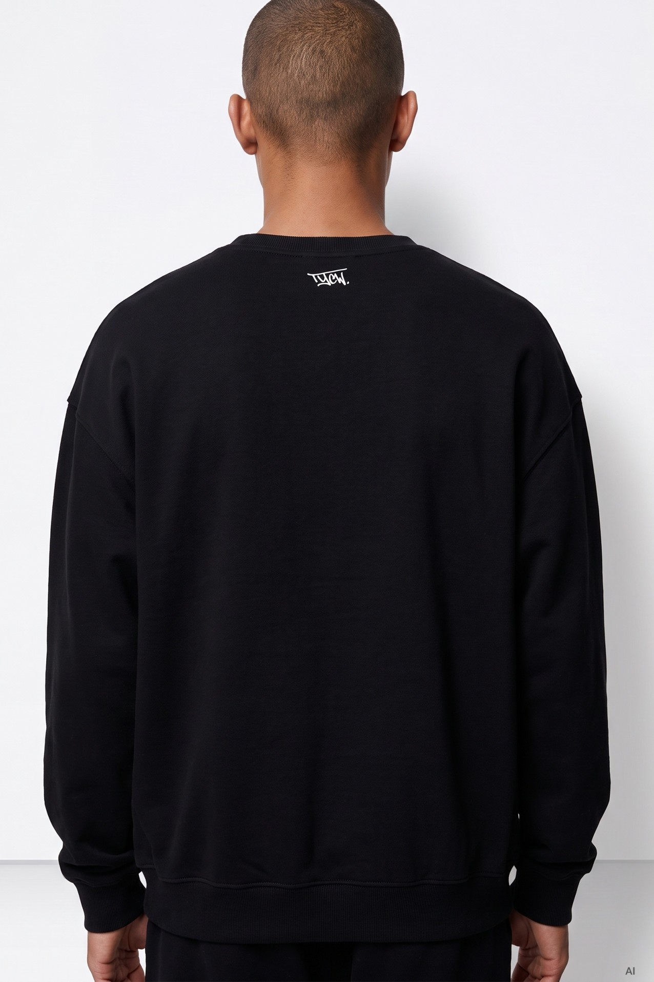 Black Oversize Sweatshirt