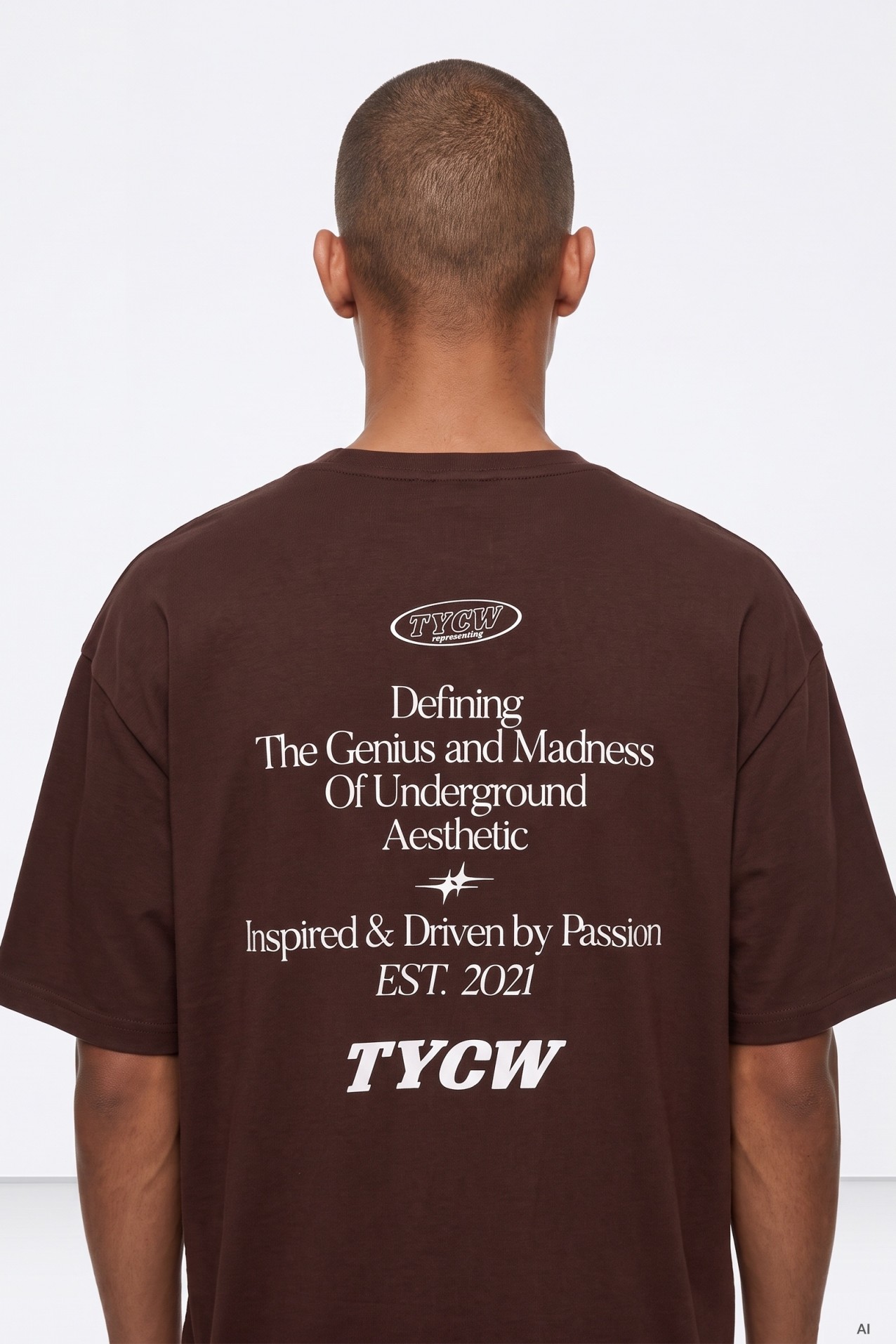 Chocolate Oversize Urban Tee