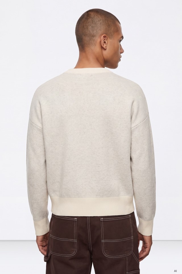 Camisola bege casual Camisola bege casual