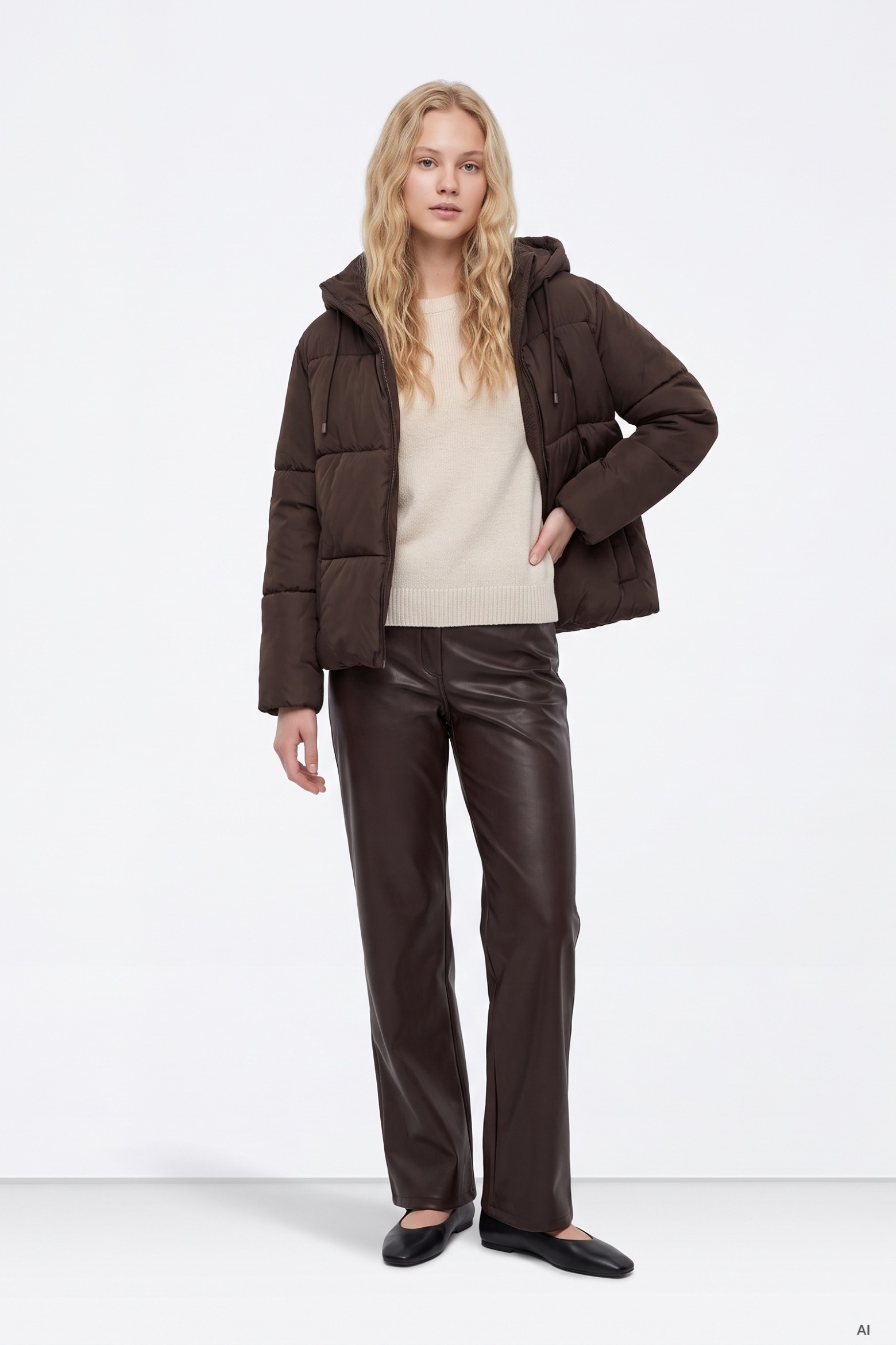 Chocolate Puffer Jacket