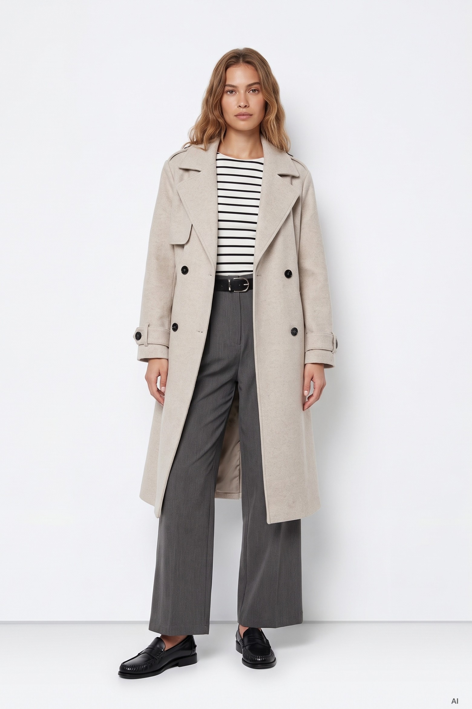 Beige Long Coat