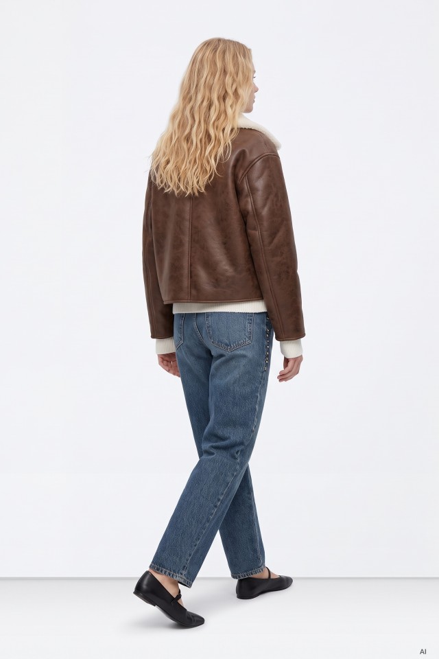 Brown Collar Jacket Brown Collar Jacket