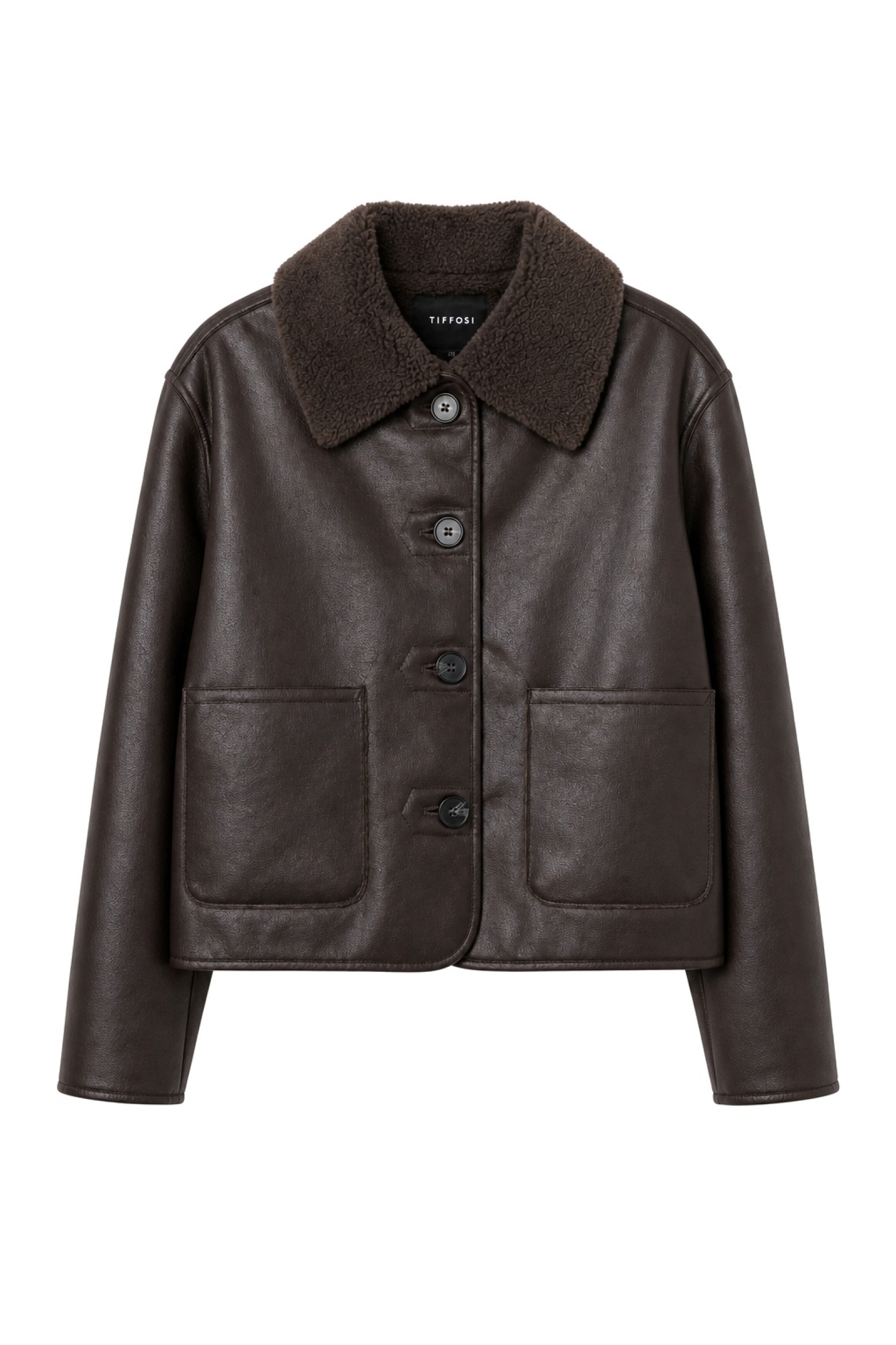 Brown Cropped Jacket