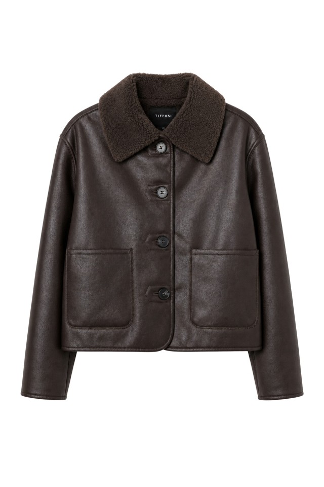 Brown Cropped Jacket Brown Cropped Jacket