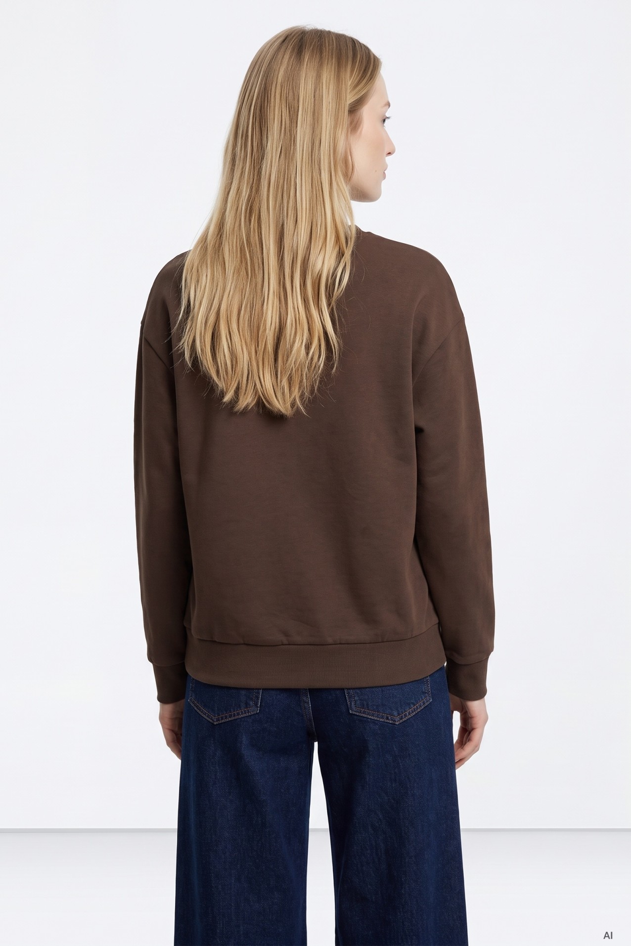 Brown Graphic Sweatshirt