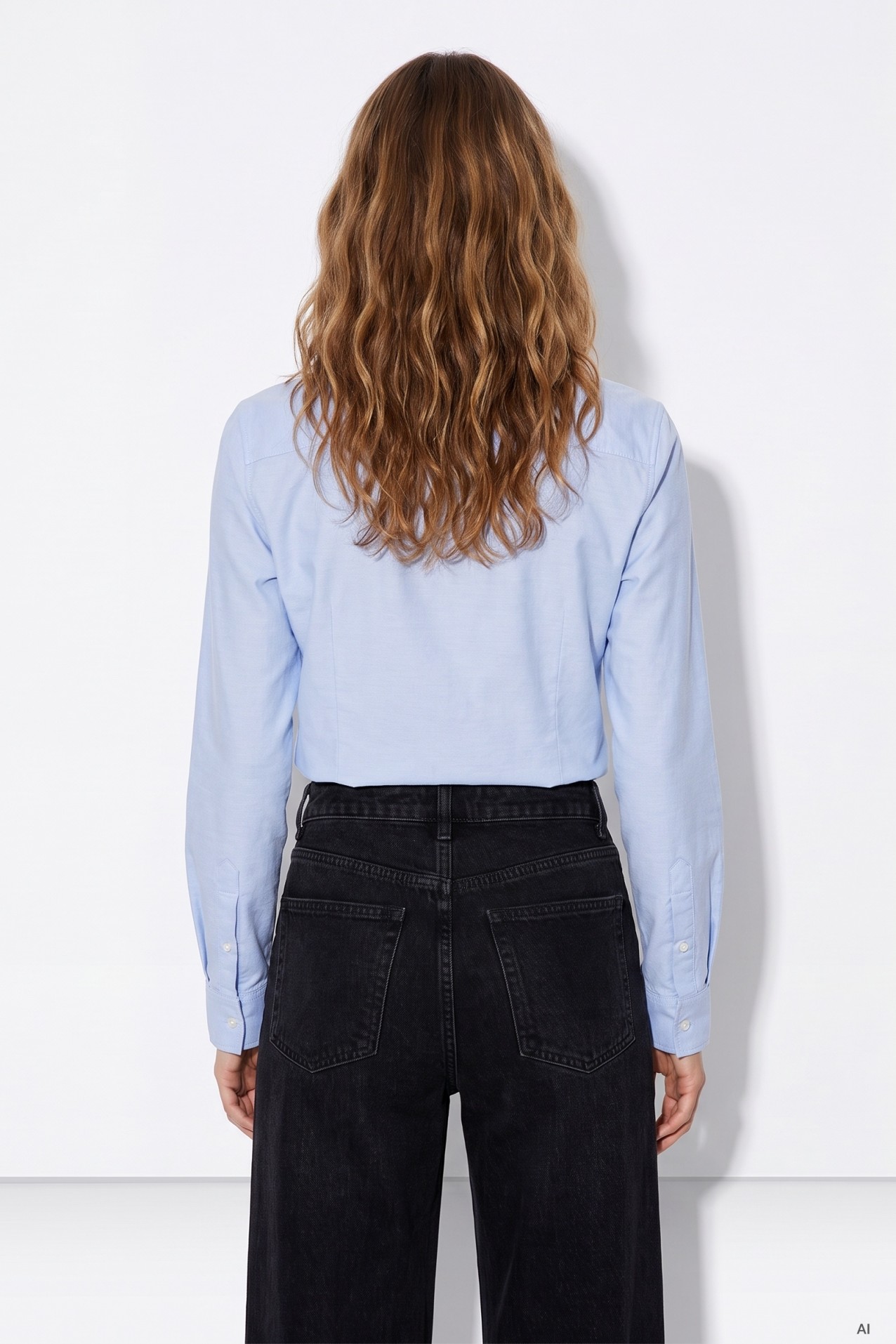 Light Blue Fitted Shirt