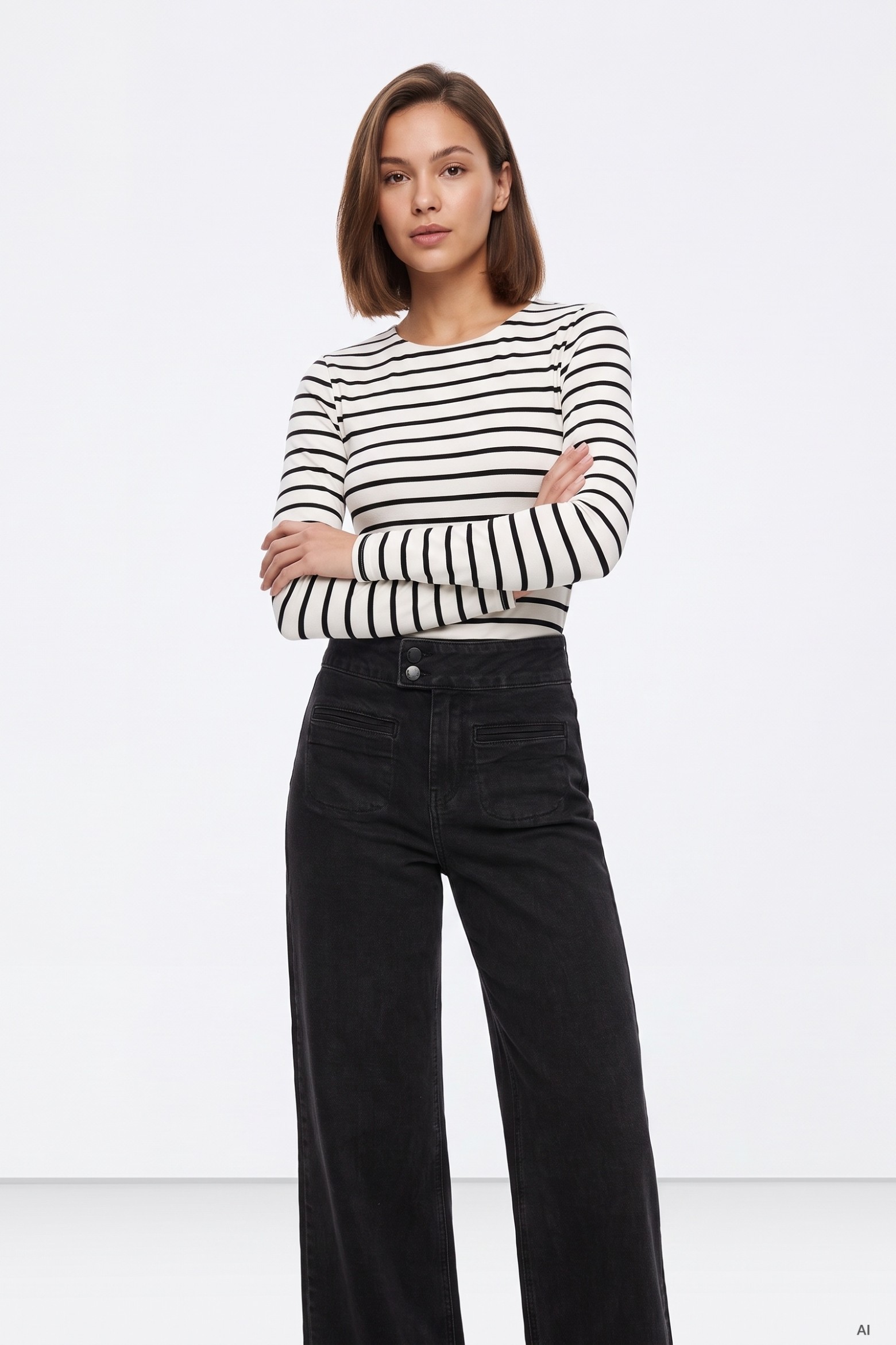 Striped Long-Sleeve T-Shirt