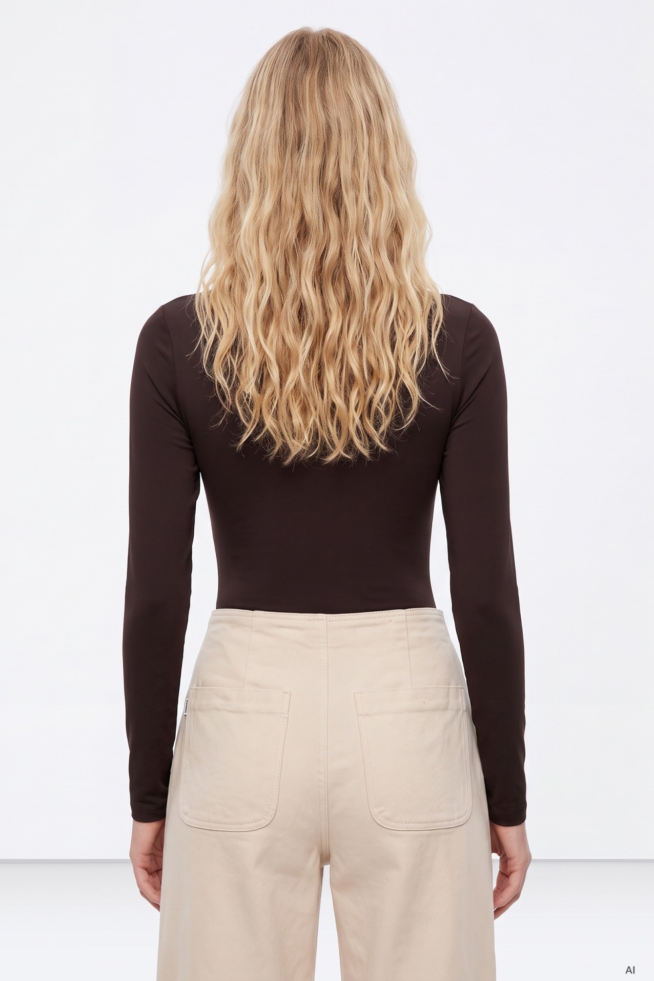 Dark Brown Long Sleeve Tee