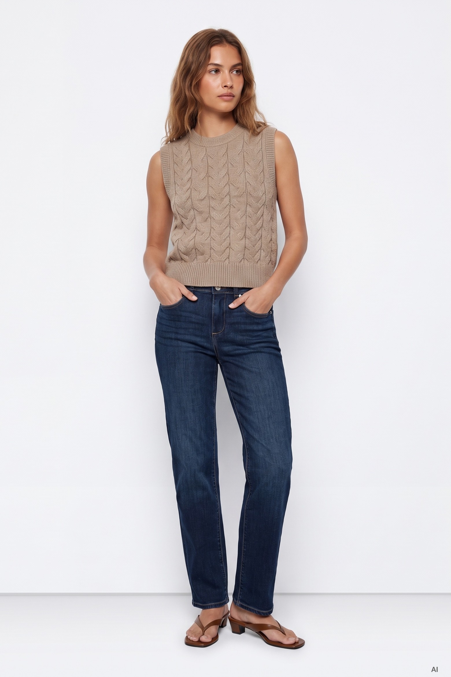 Double-up Straight-leg Jeans