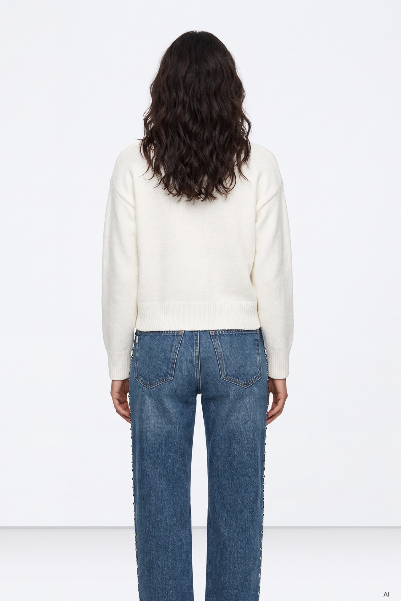 Cropped Cream Cardigan