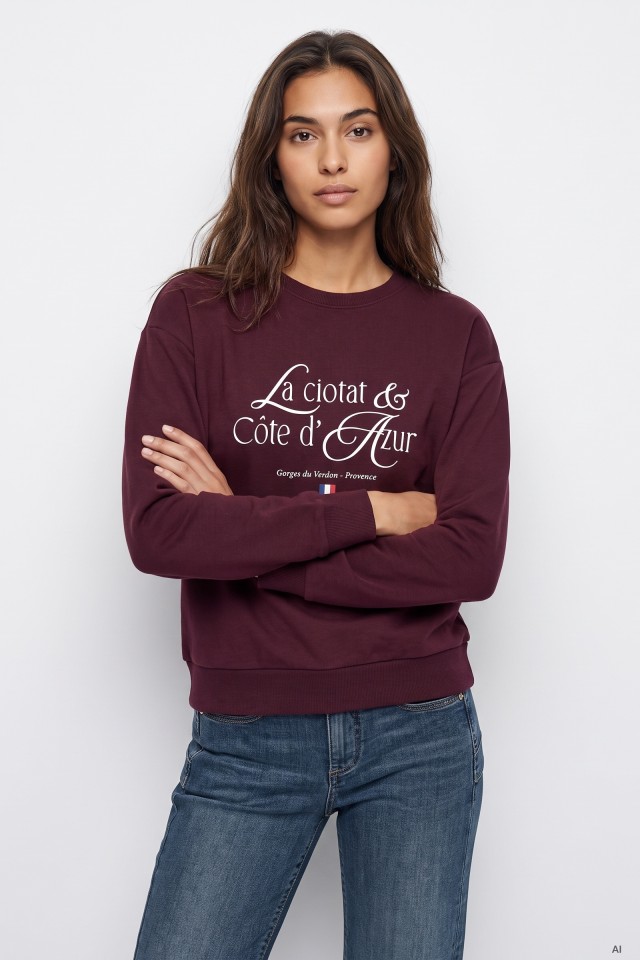 Camisola Bord� Estampada