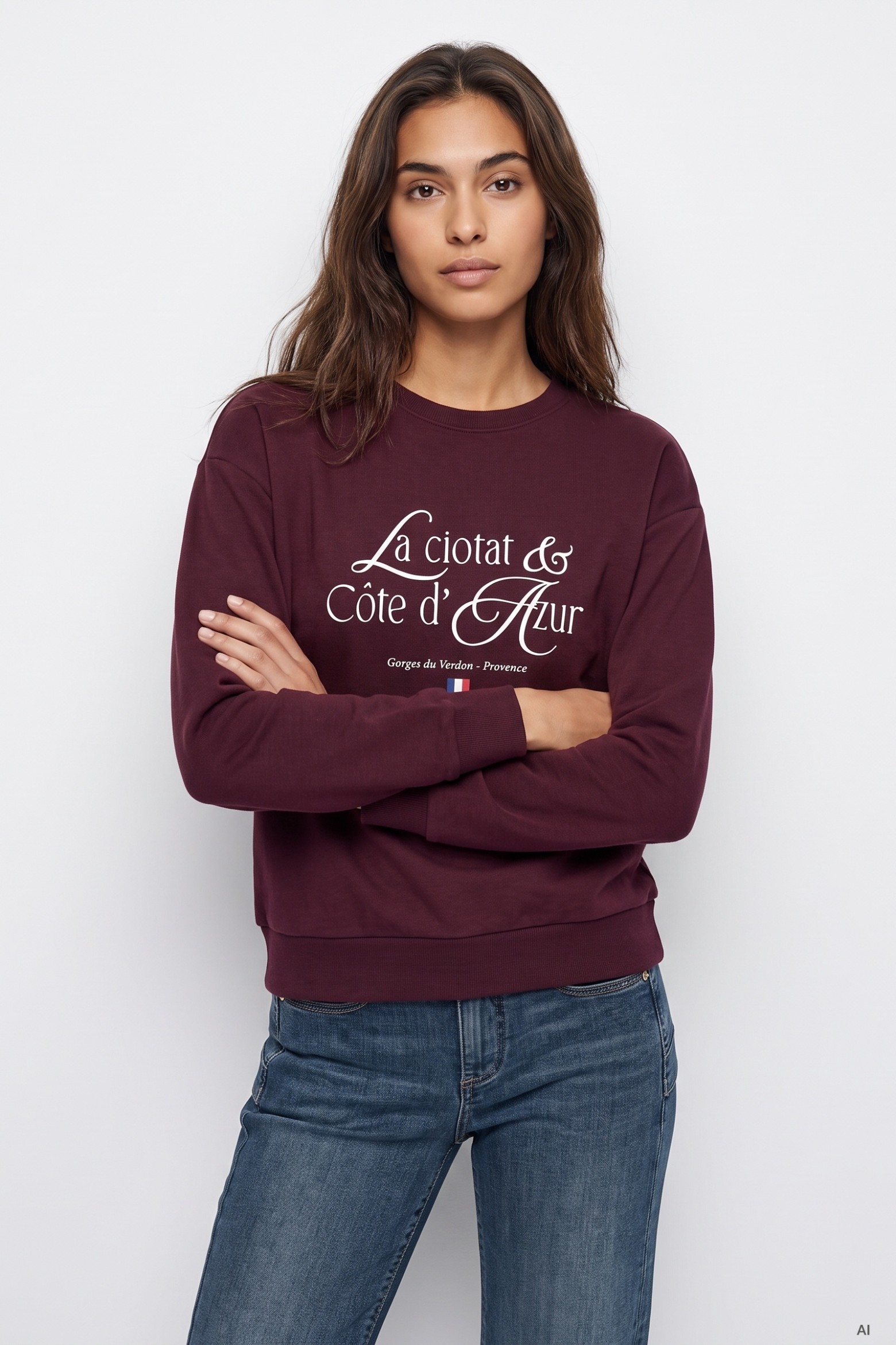 Camisola Bord� Estampada