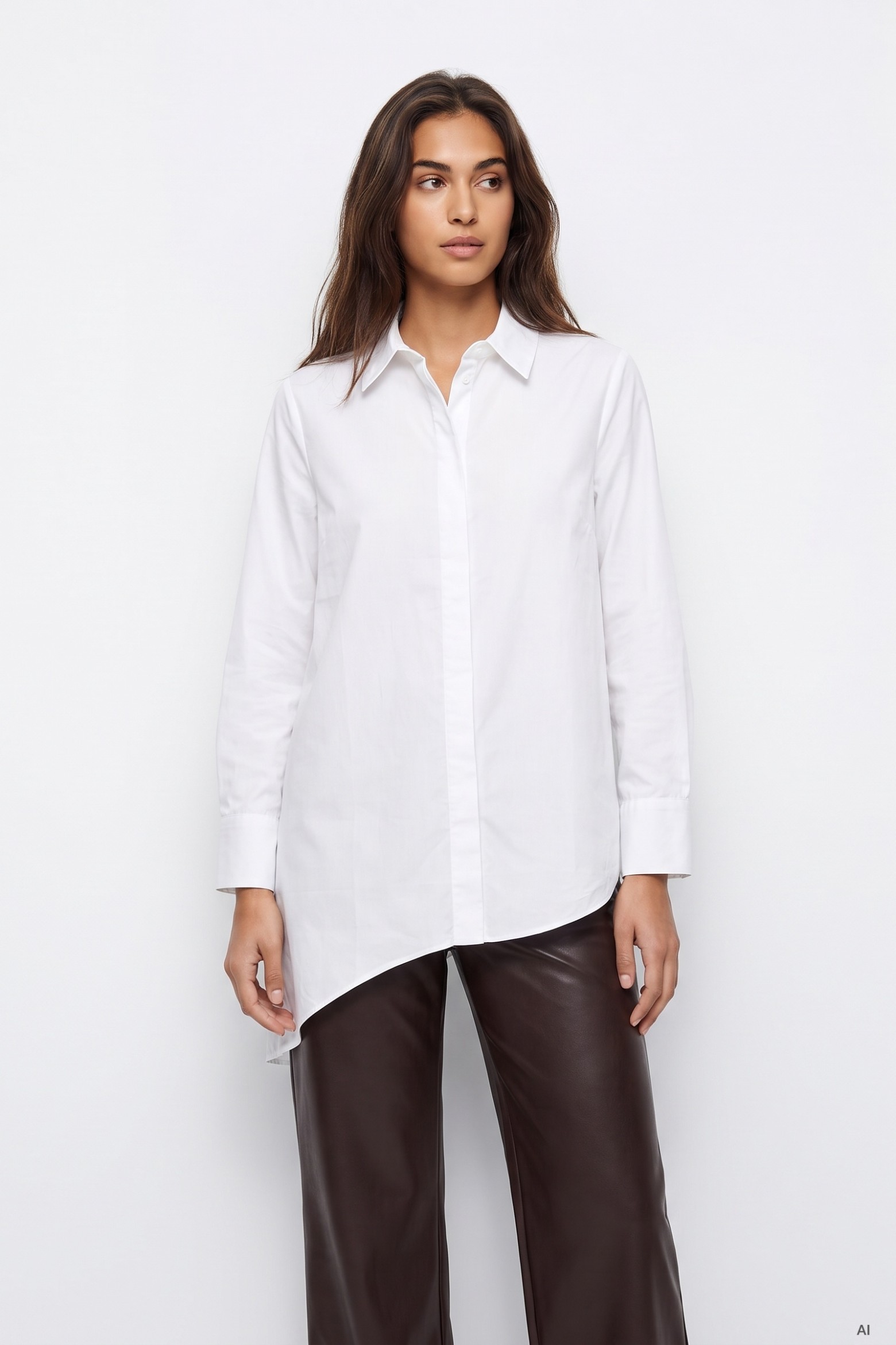 Camisa Manga Comprida Branco