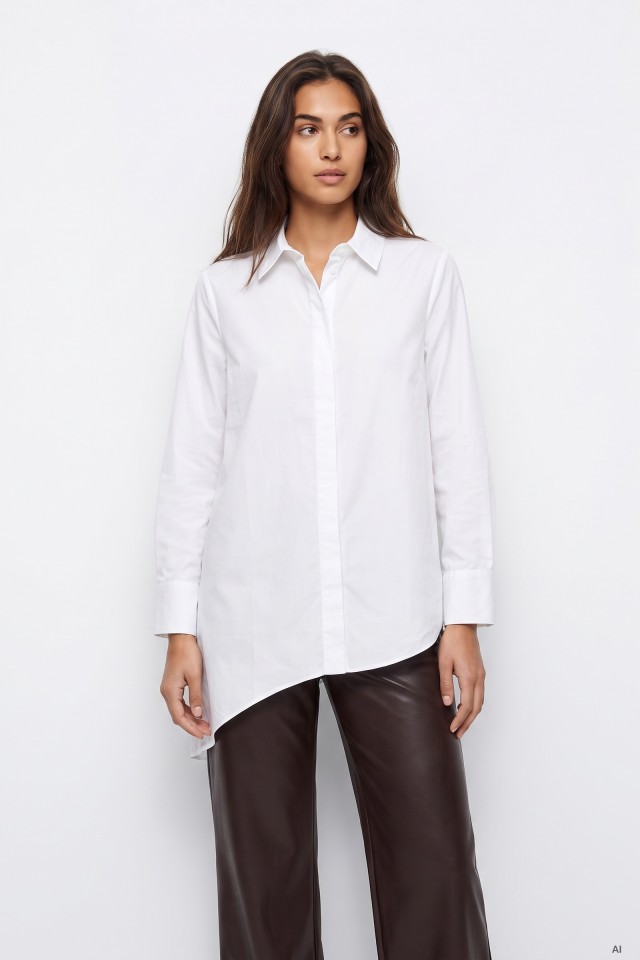 Camisa Manga Larga Blanca