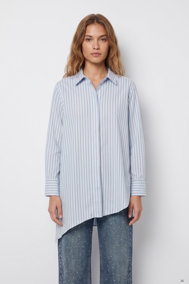 Blue Long Sleeve Shirt