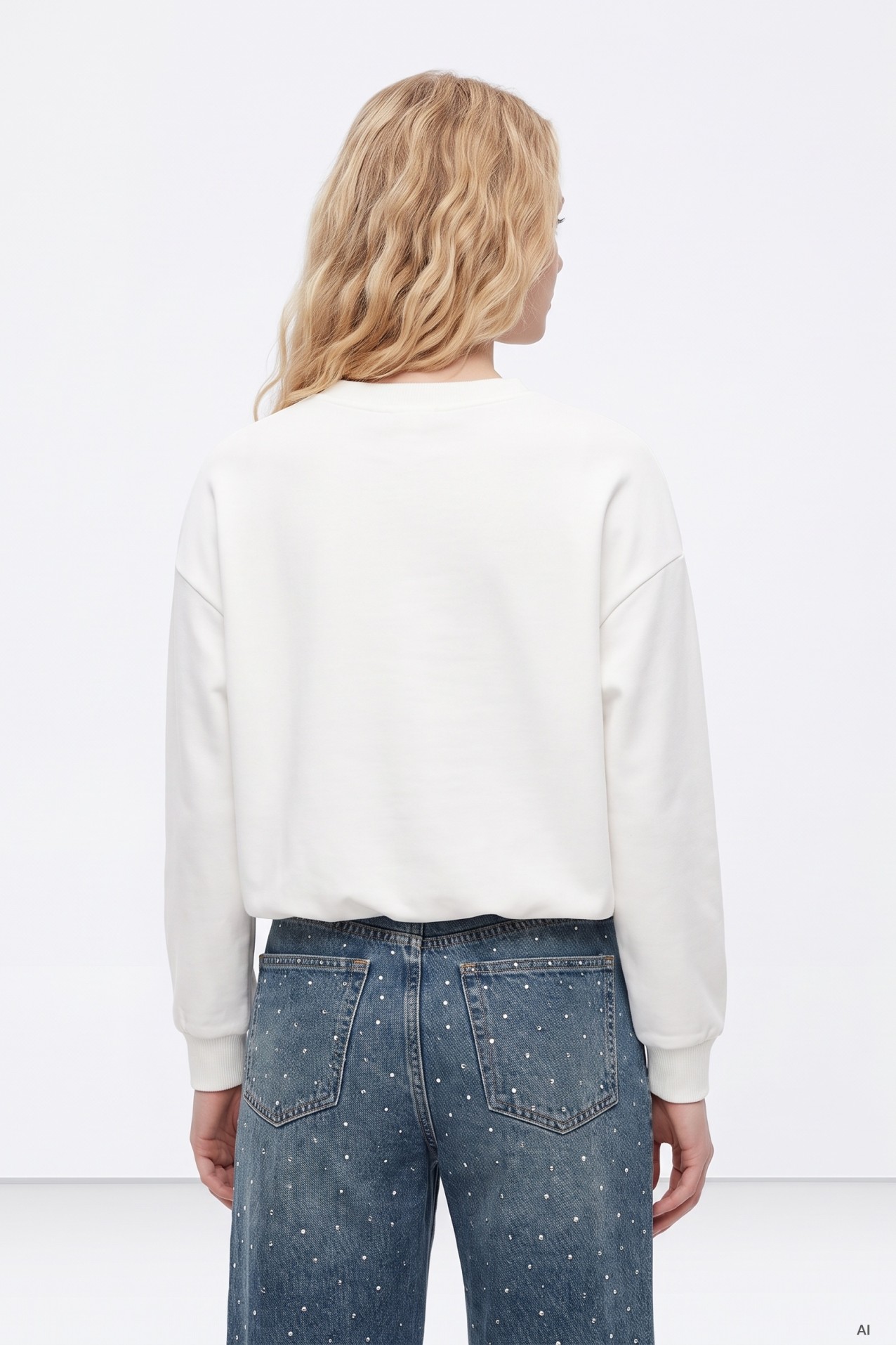 Relaxed Cream Sweatshirt