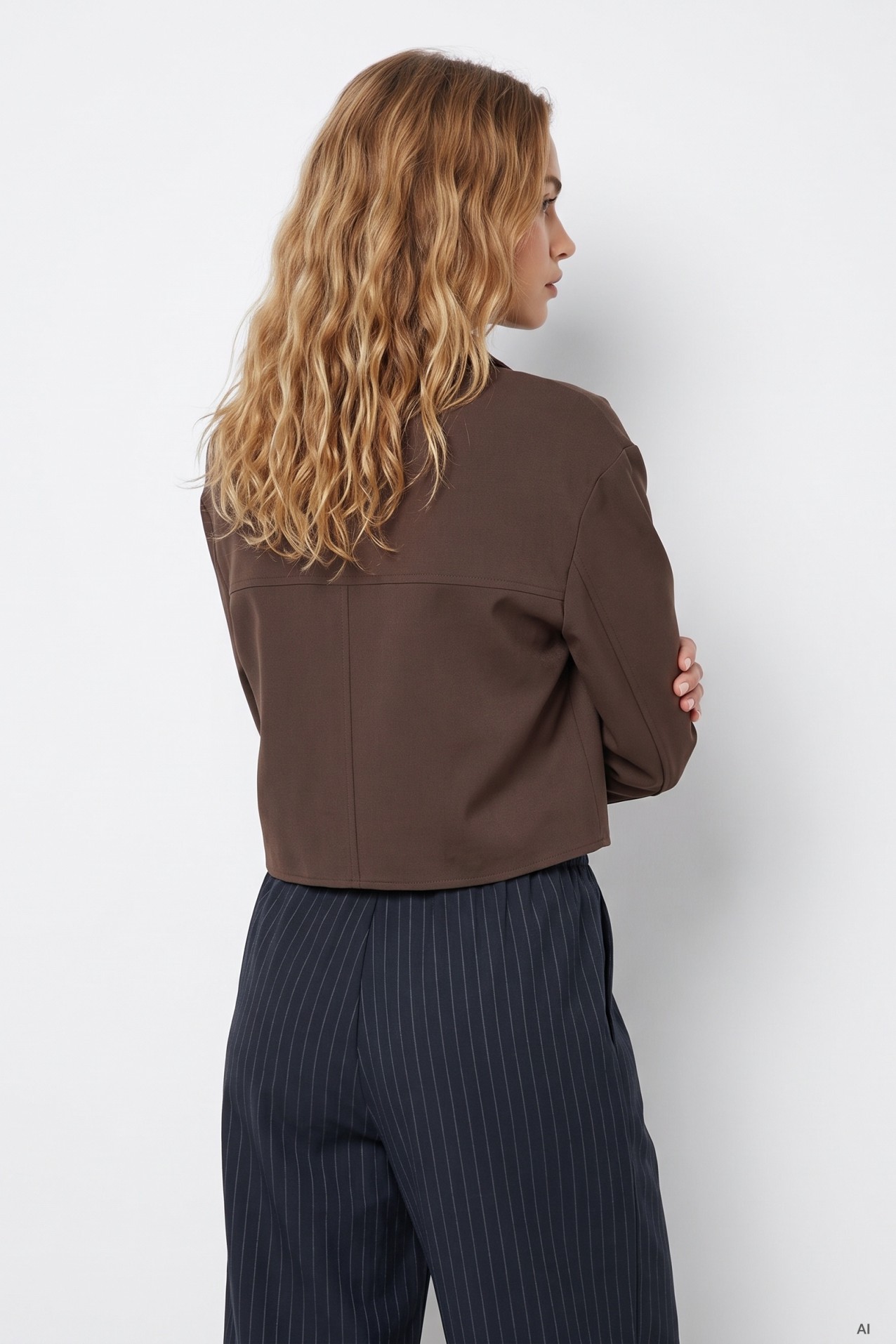 Camisa Manga Larga Marron