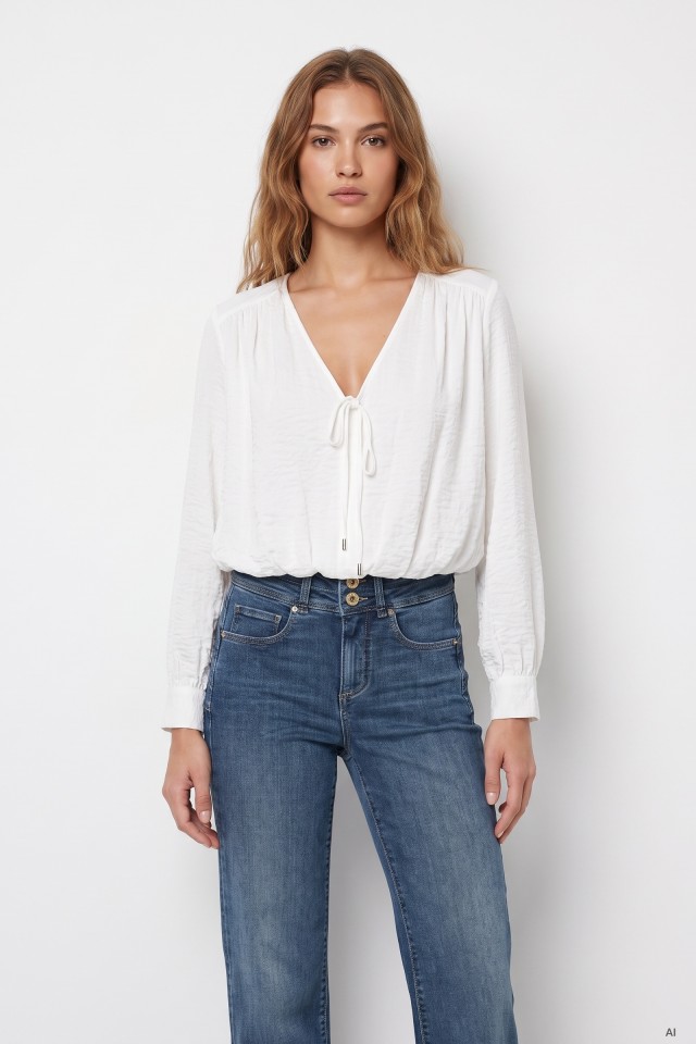 Blusa Cru de Manga Comprida